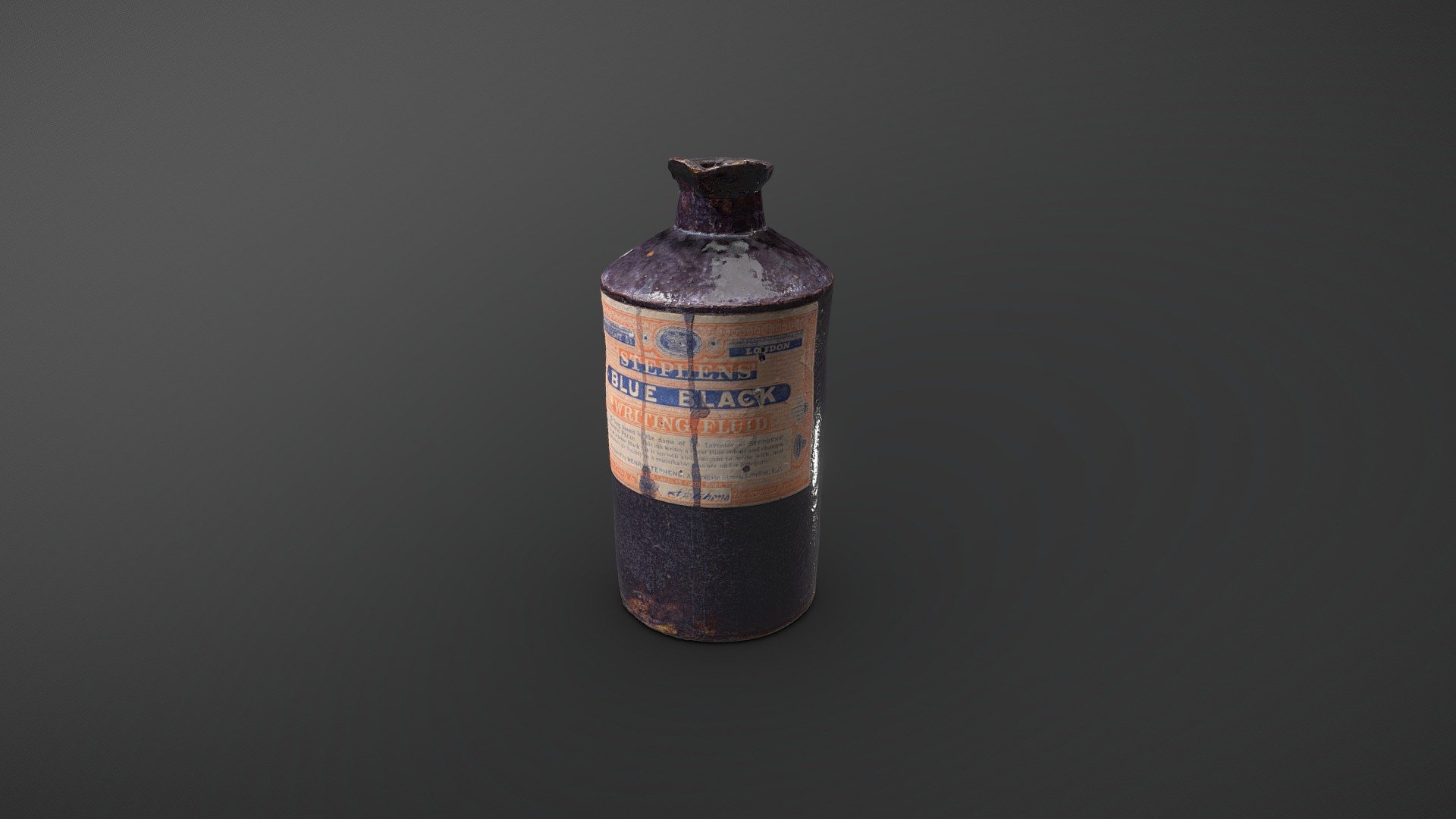 Stoneware Ink Bottle