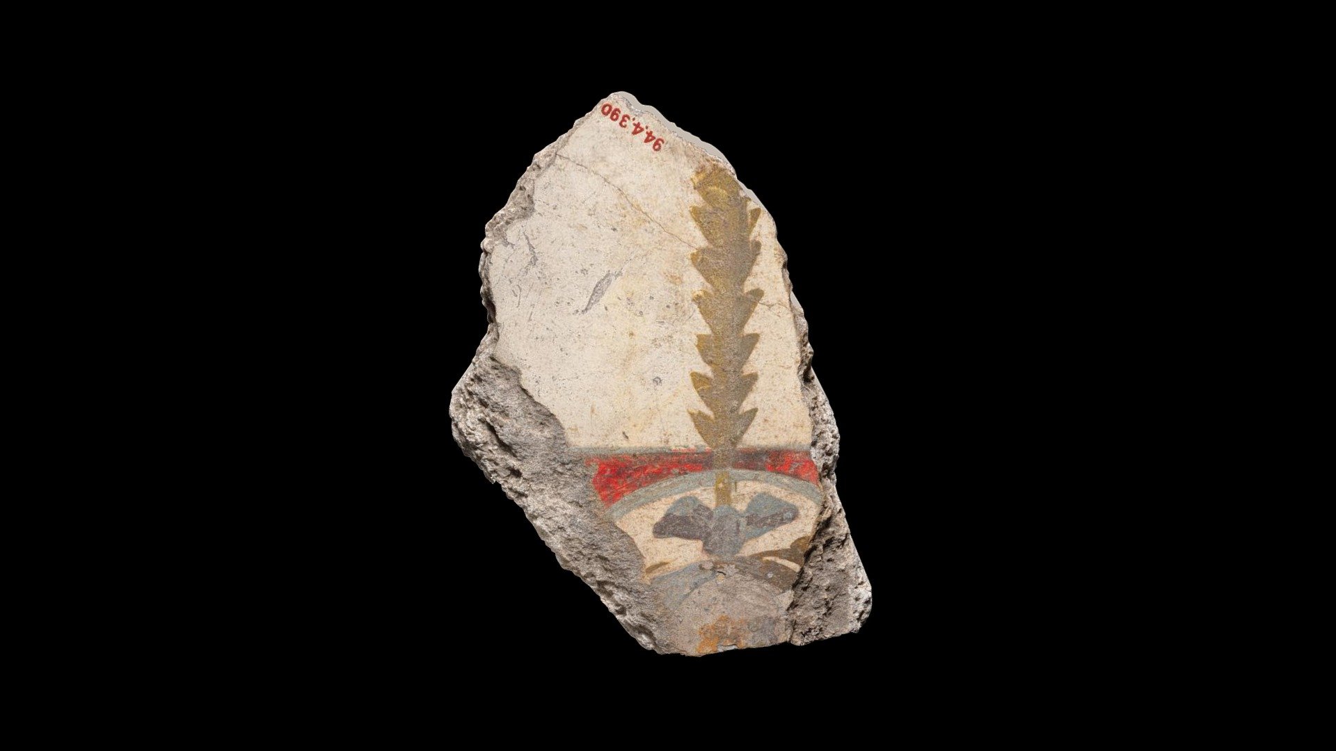 Painted wall fragment 2