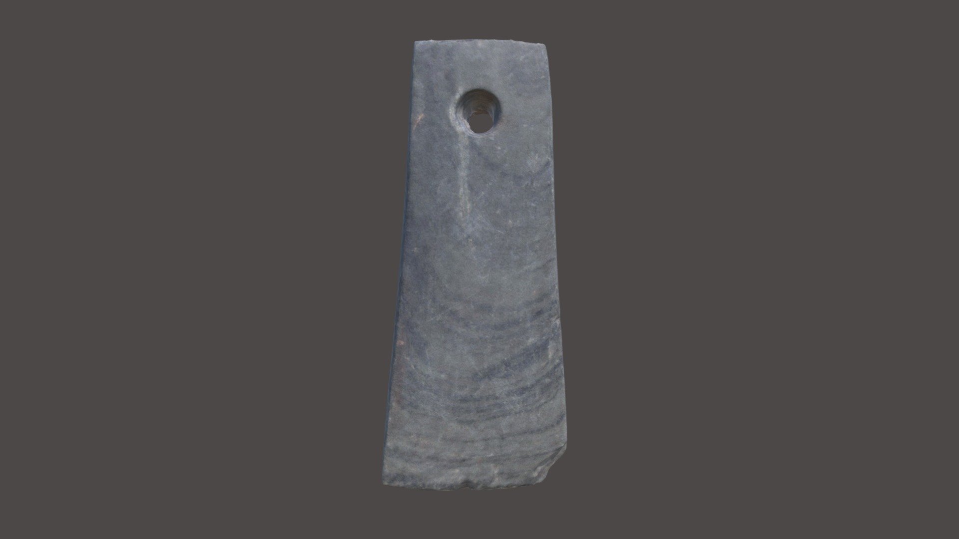 FR067, Late Archaic Glacial kame, slate pendant