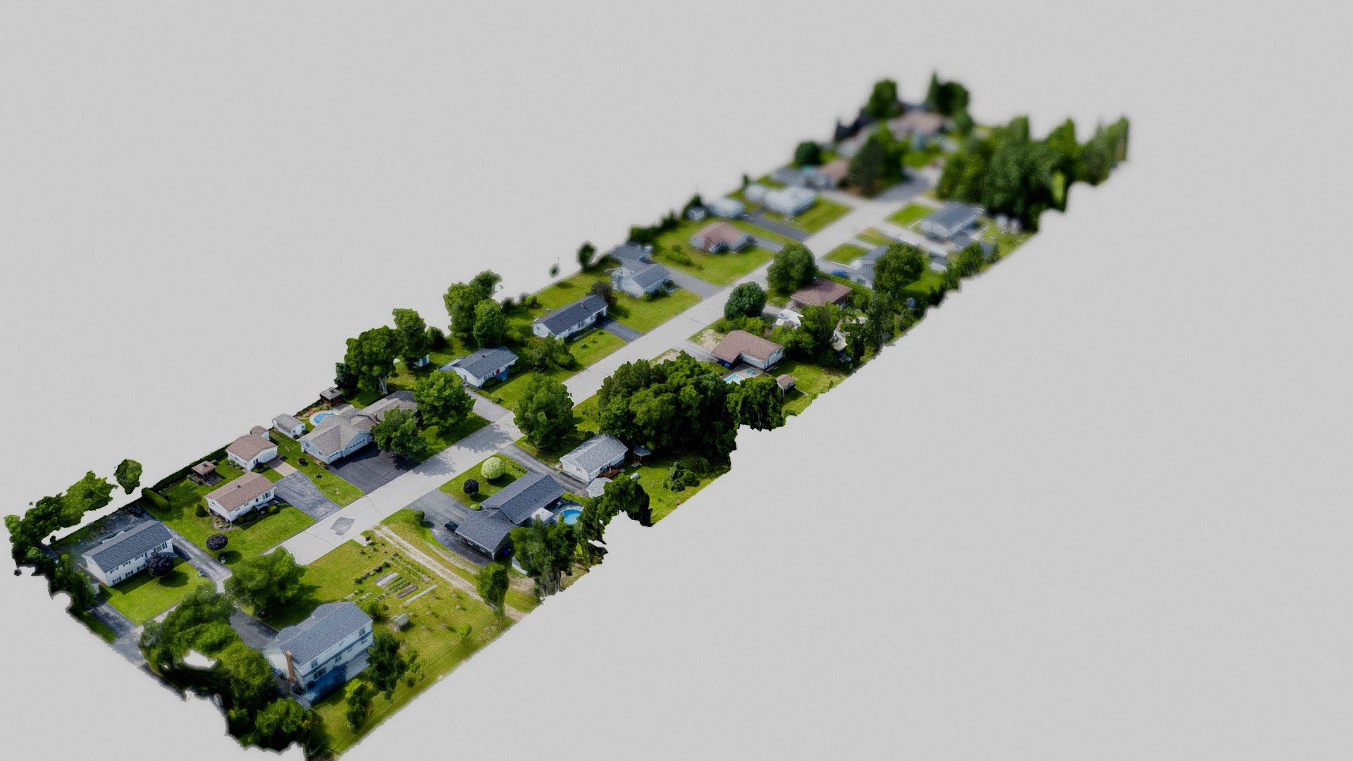 Small Canadian Street Experiment Photogrammetry