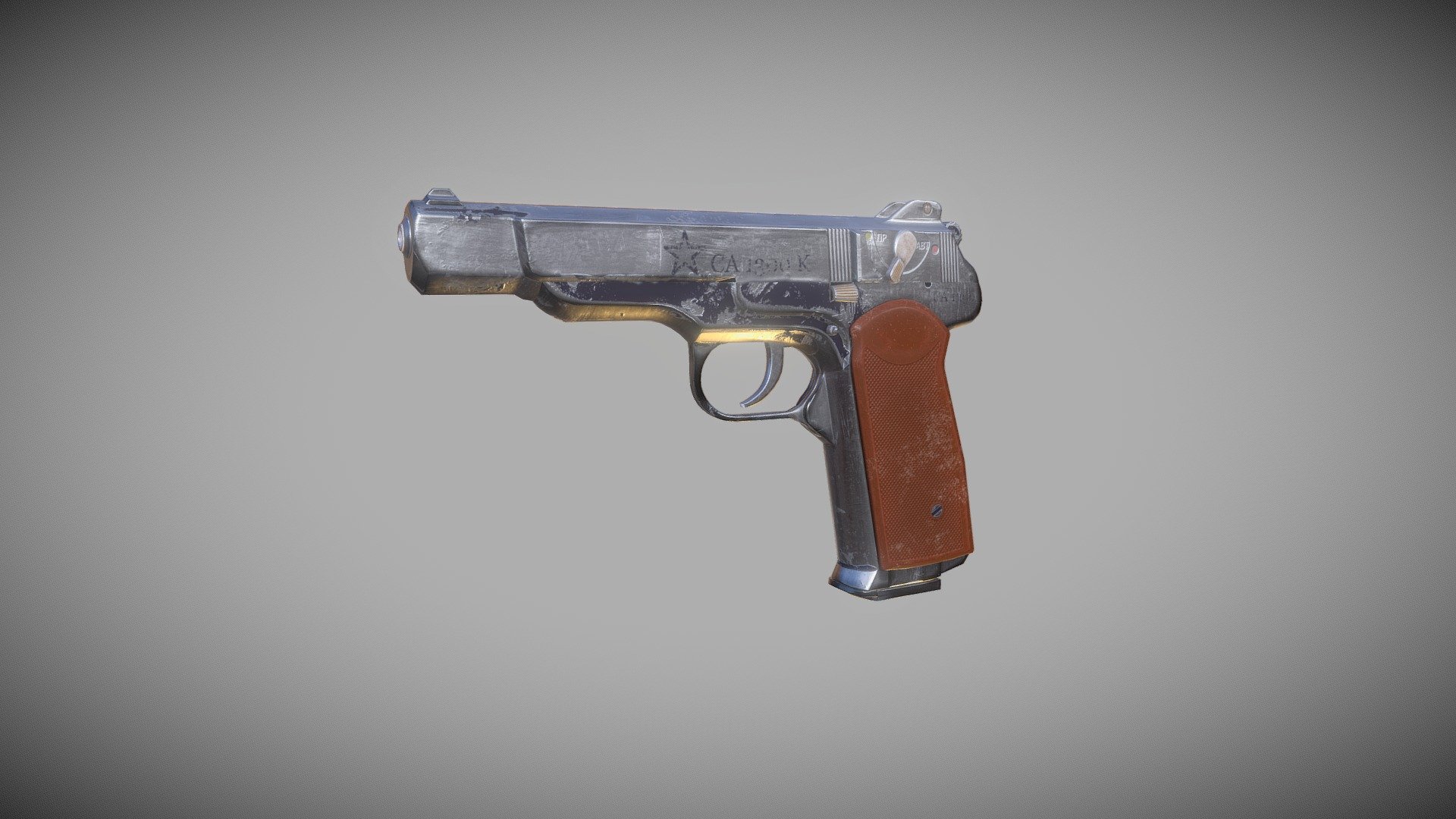 (Stechkin pistol) APS | Free game ready asset