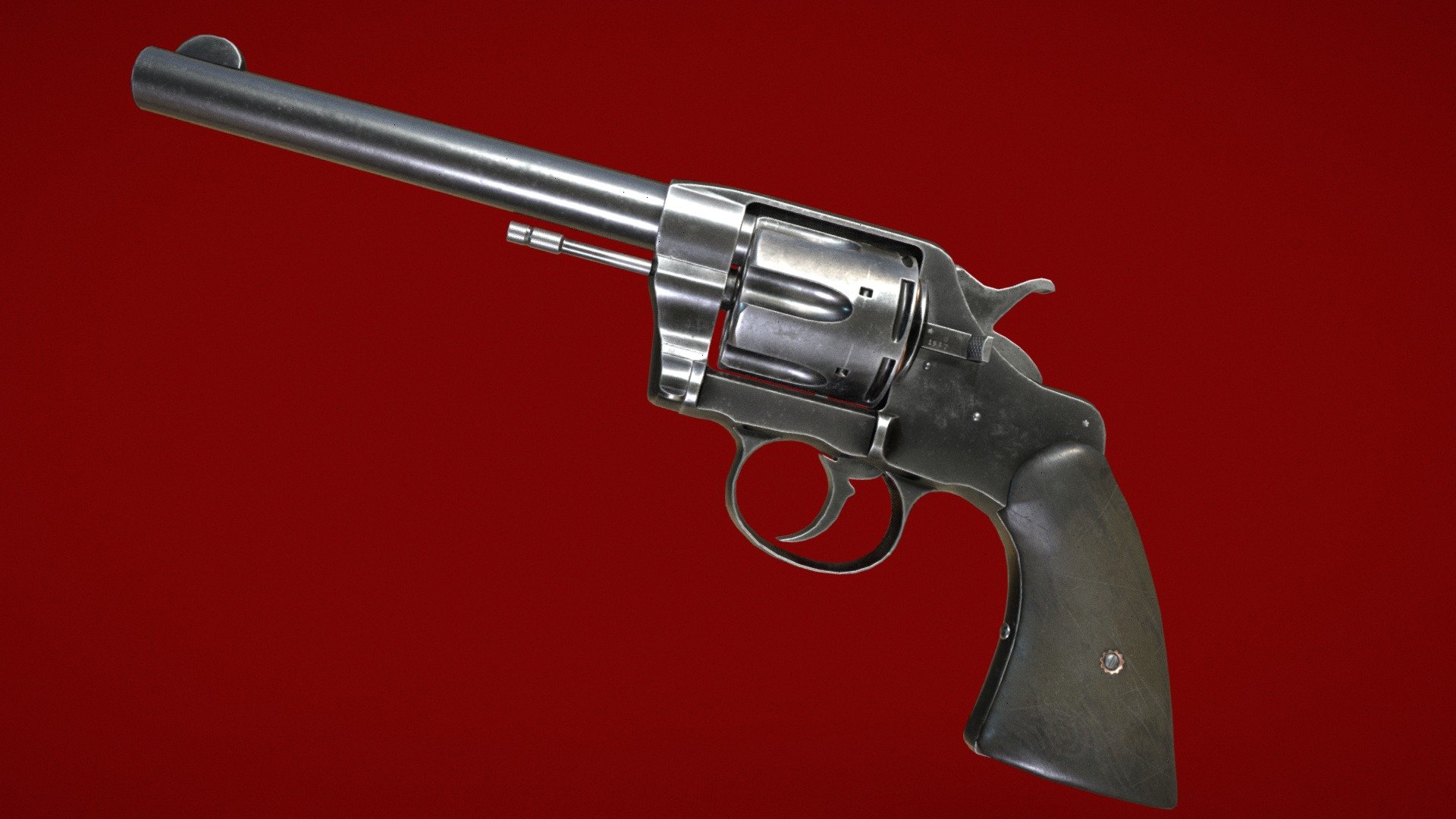 Colt M1889 (Lowpoly, Game-ready Model)