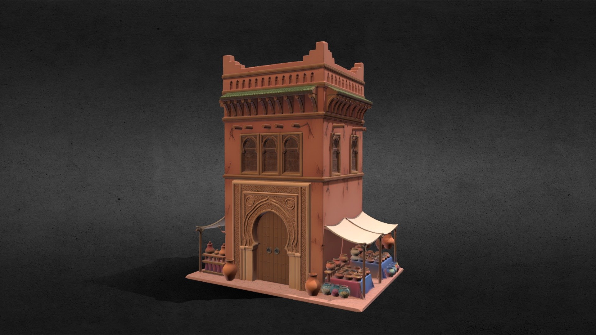 Marrakech Market Stall