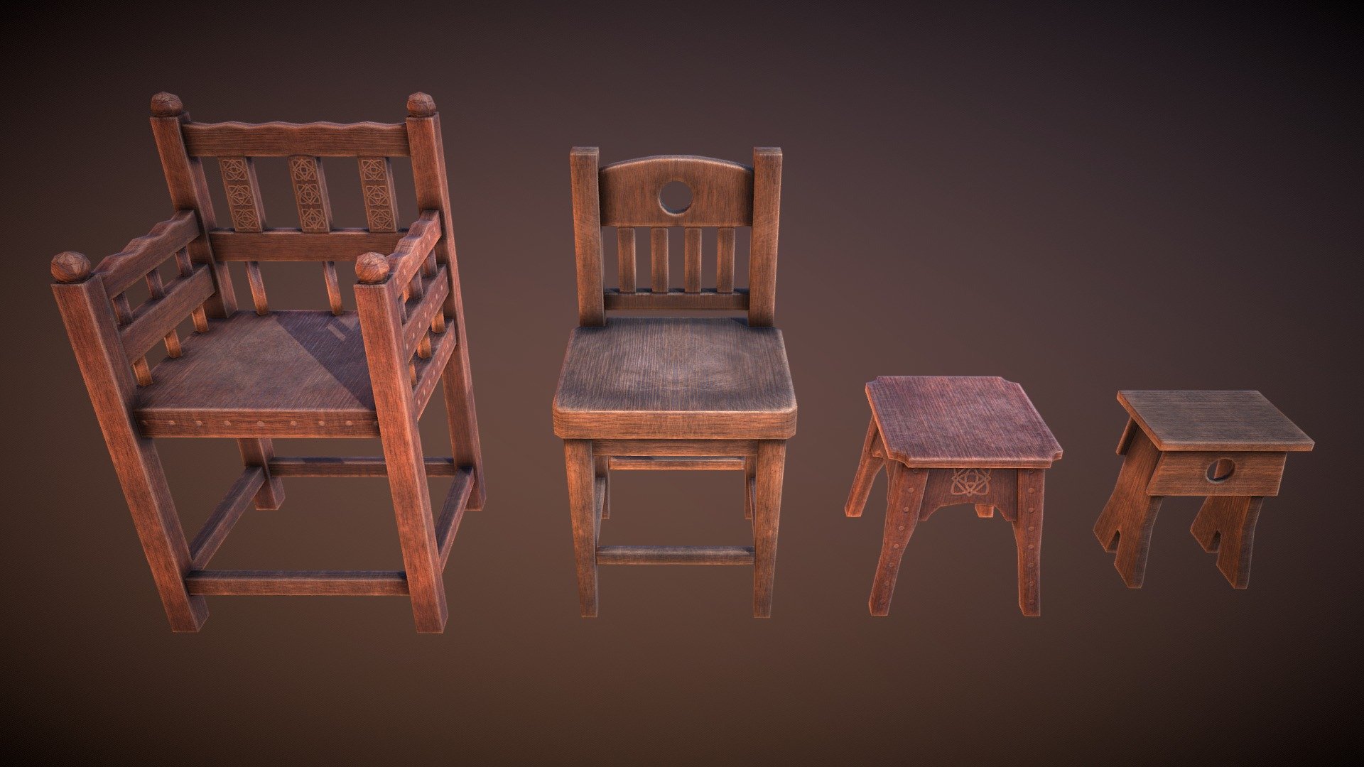 Medieval chairs