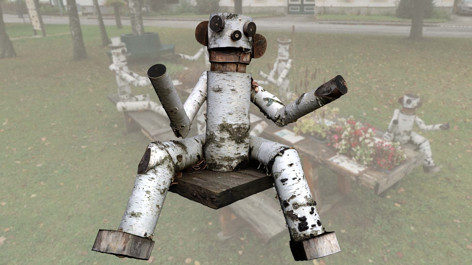 Holzfigur