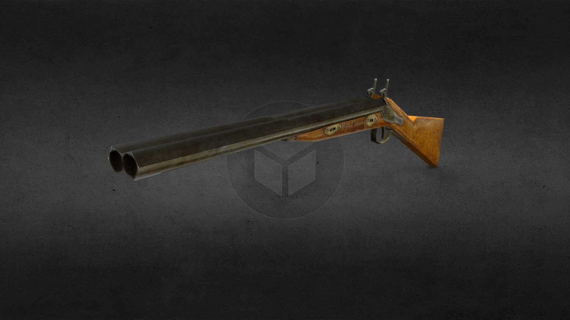 Ps1 - Double Barrel shotgun 1840
