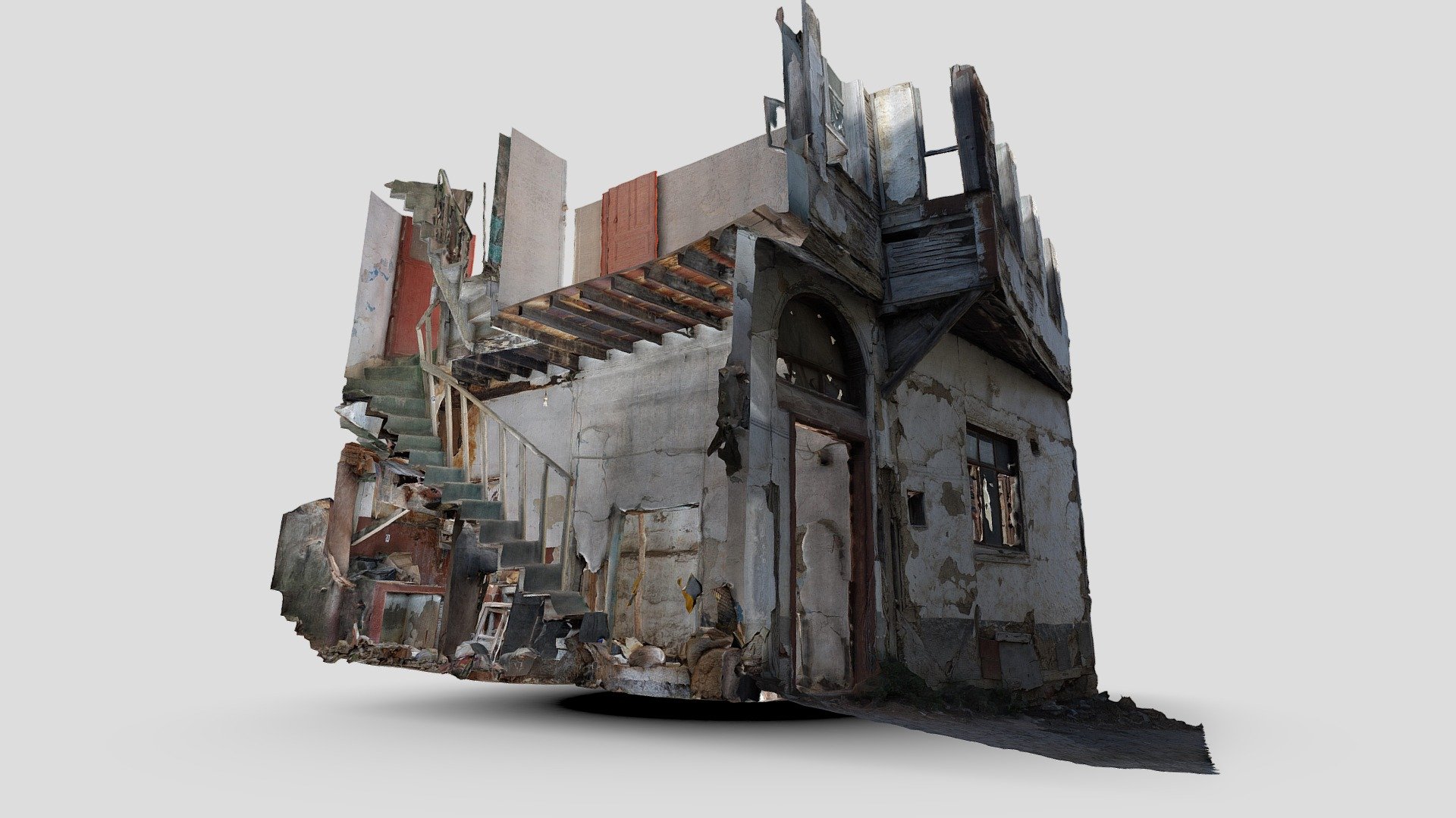 Haunted House  plan section