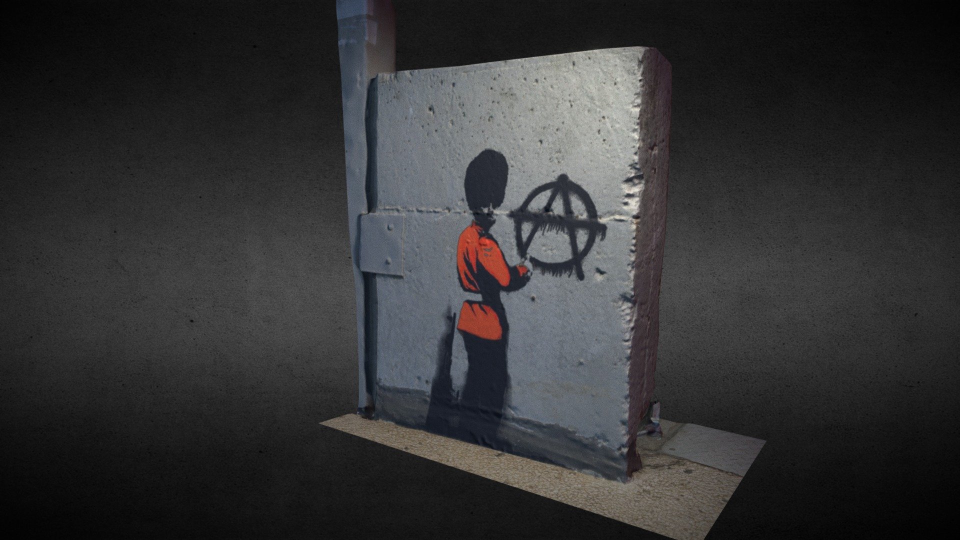 Vandalized 3D scan