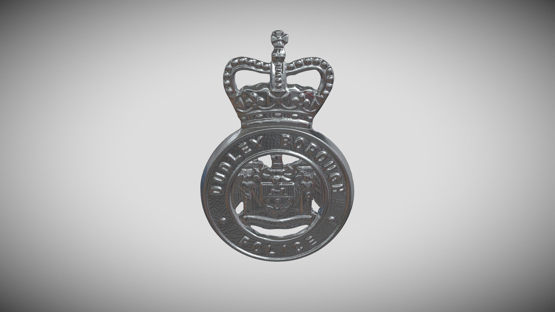 Dudley Borough Police Helmet Plate
