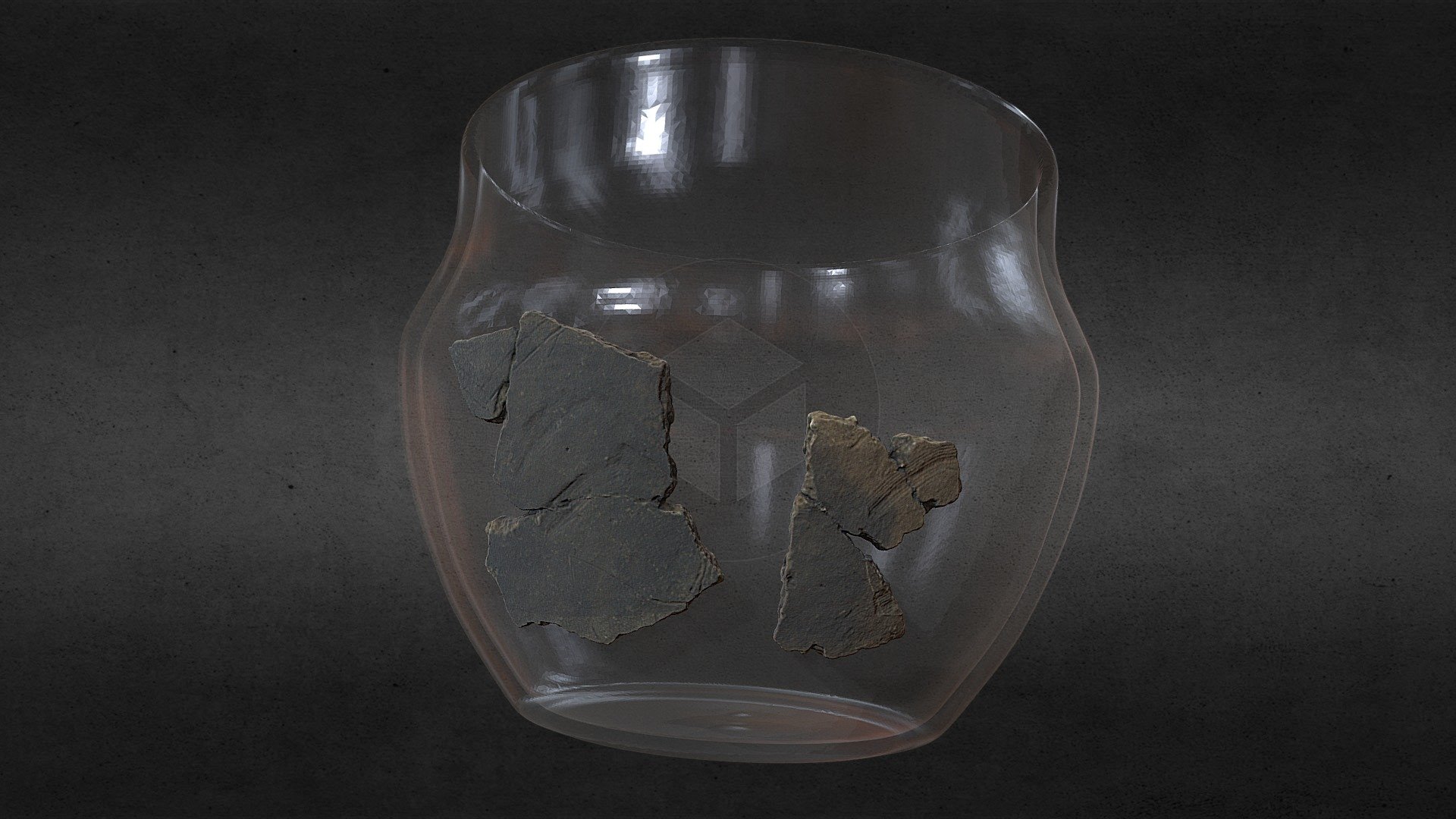 Bronze Age pot (L1R2Б3-2). Reconstruction