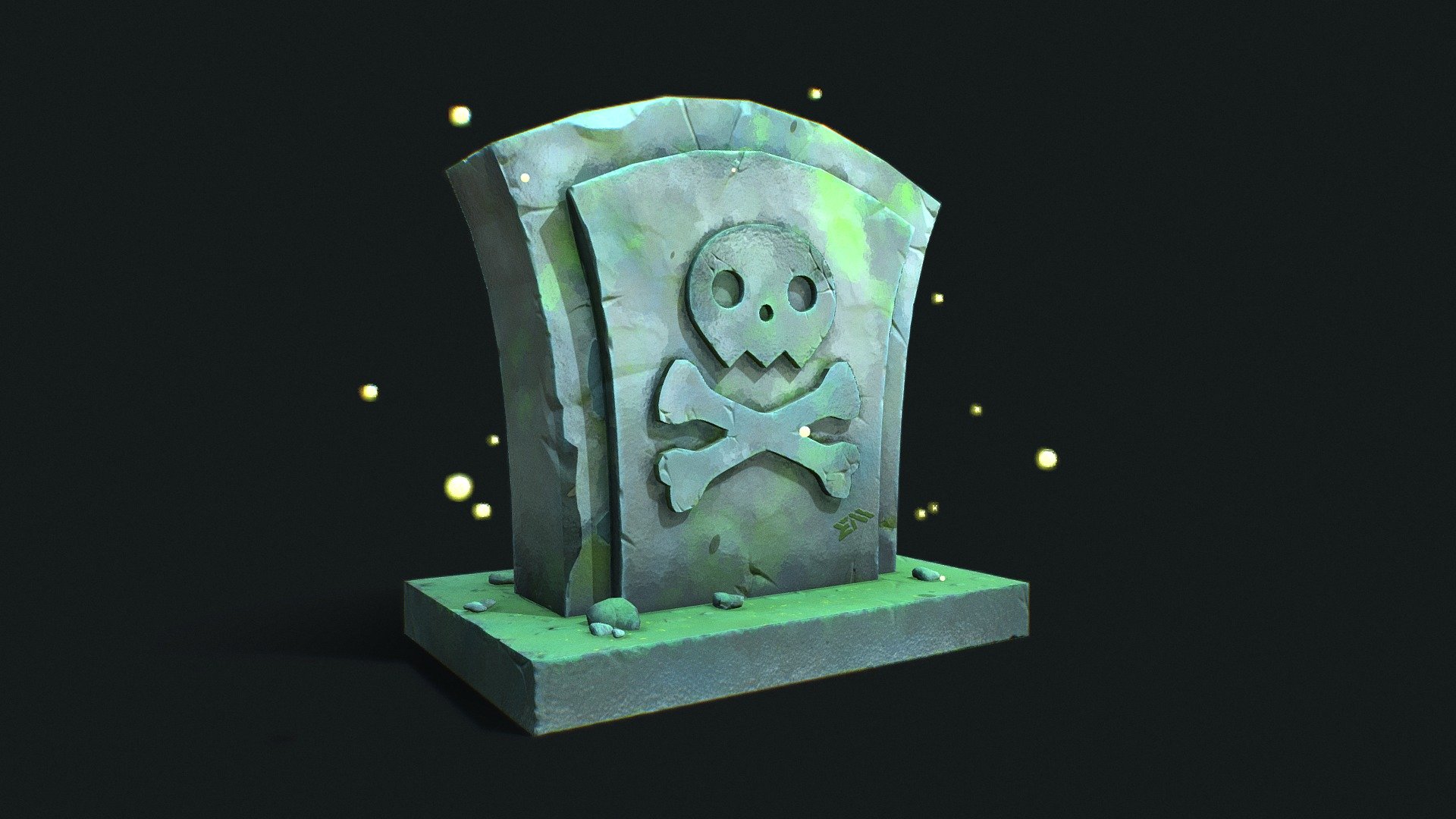 Stylized Gravestone