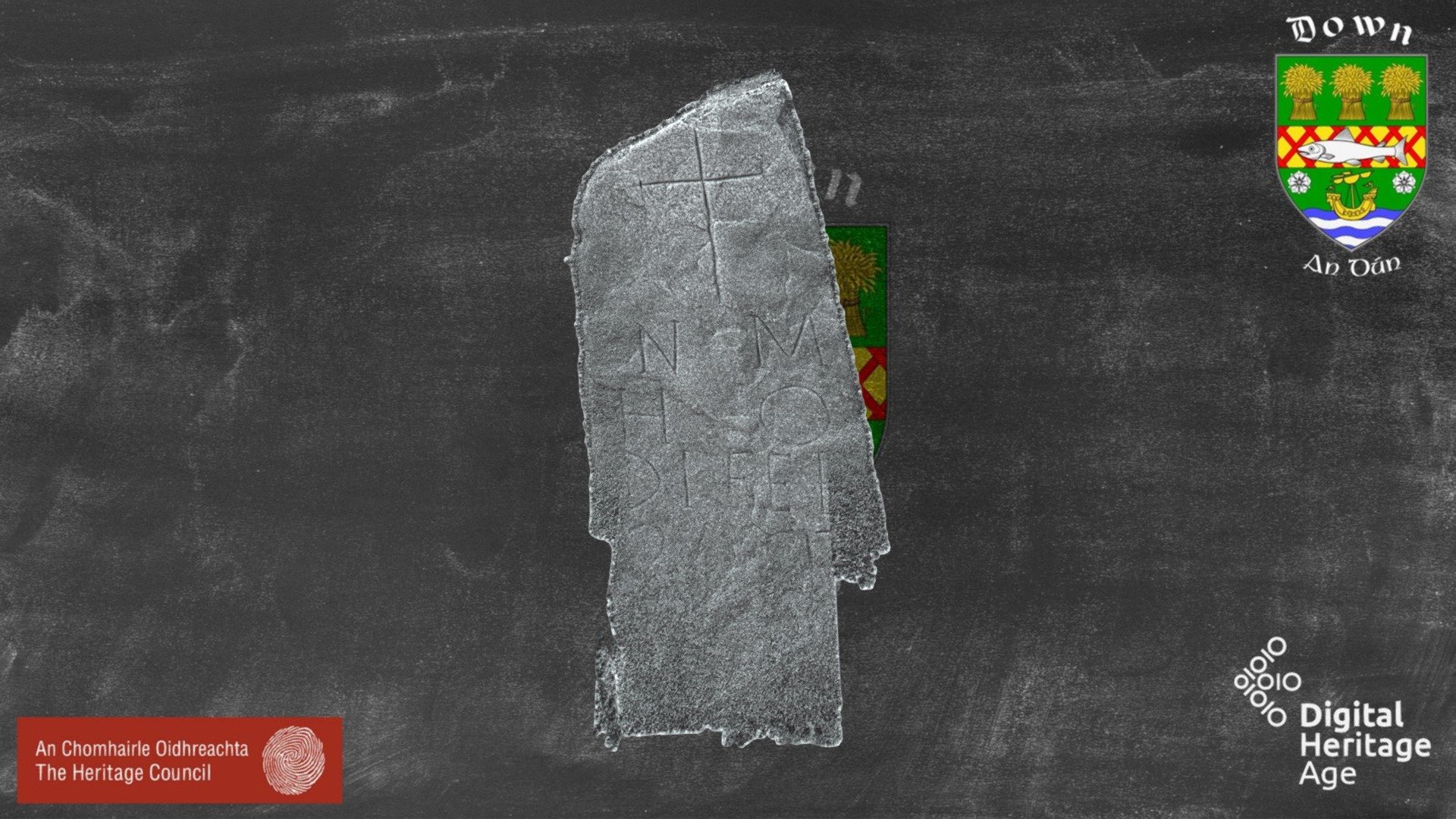 DOW047:042 Cross Inscribed Stone 11