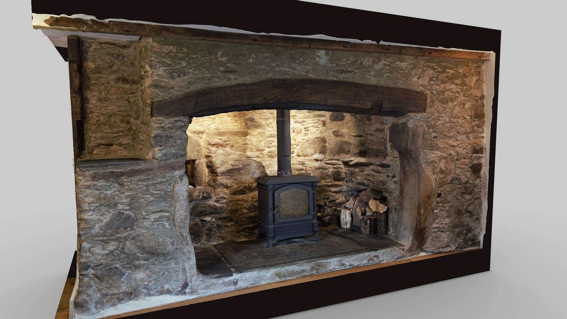 Lowerwell Farmhouse Fireplace