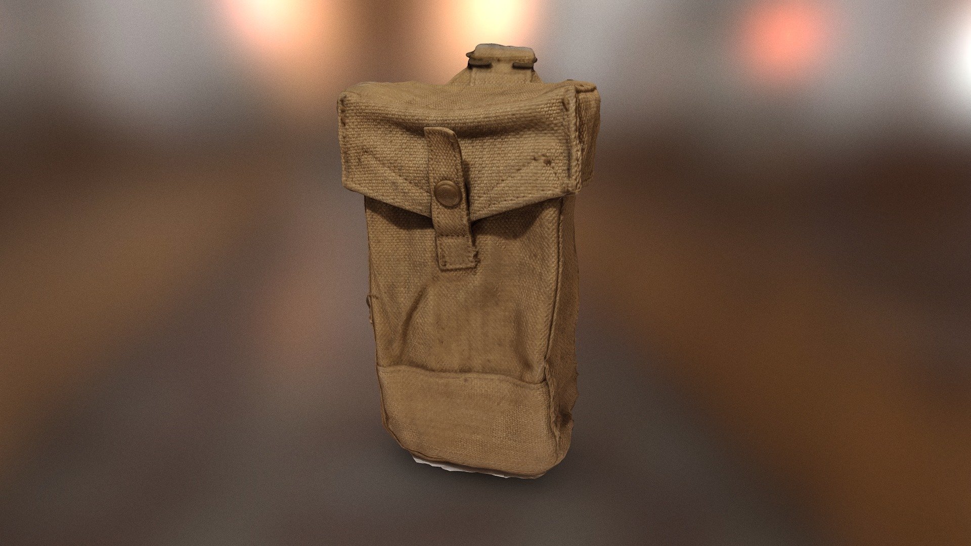 WW2 British Bren Ammo Pouch Photogrammetry Test