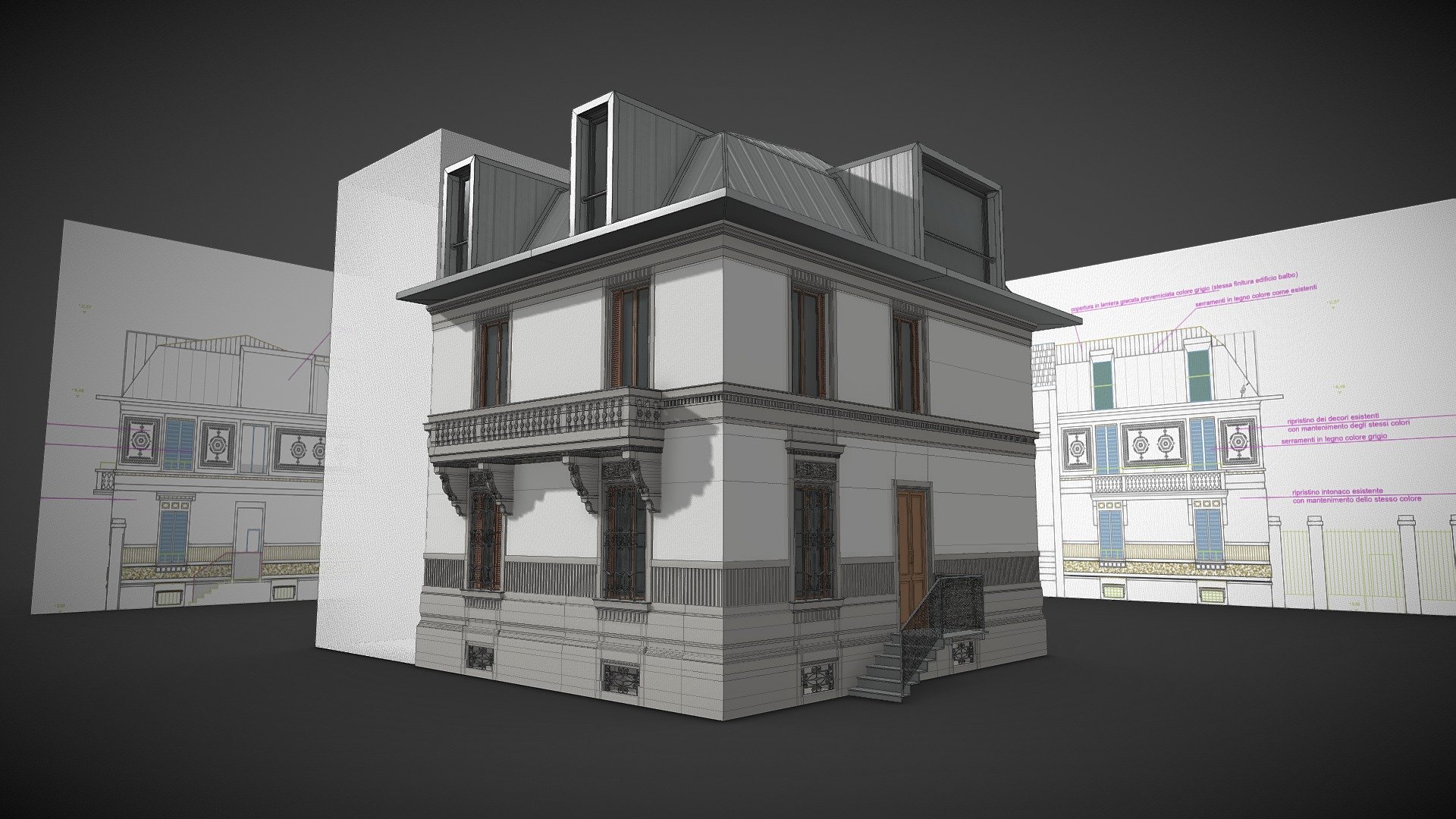 Old European House