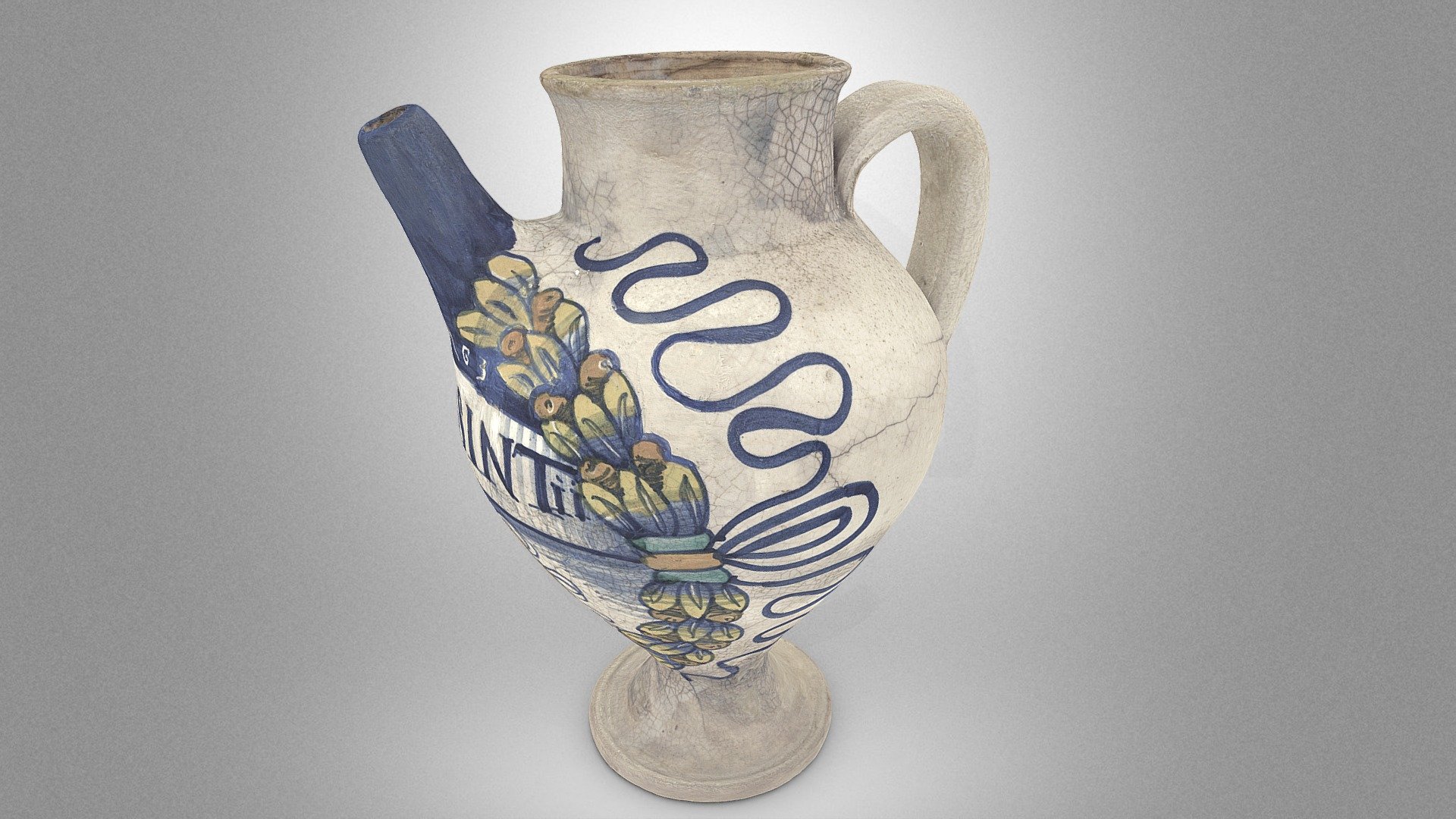 Apothecary vessel for wormwood oil