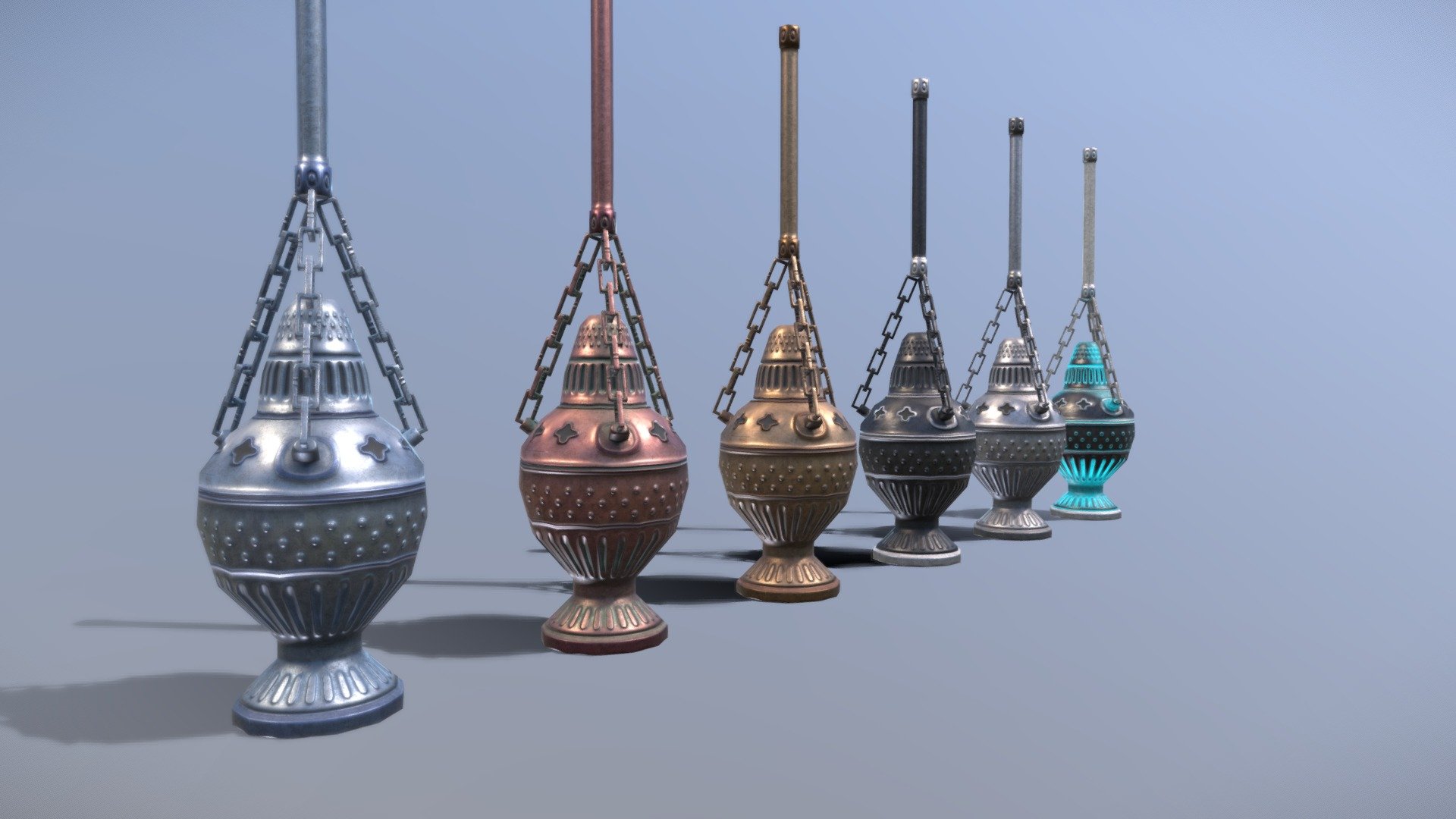 Low Poly Game Assets - Censer