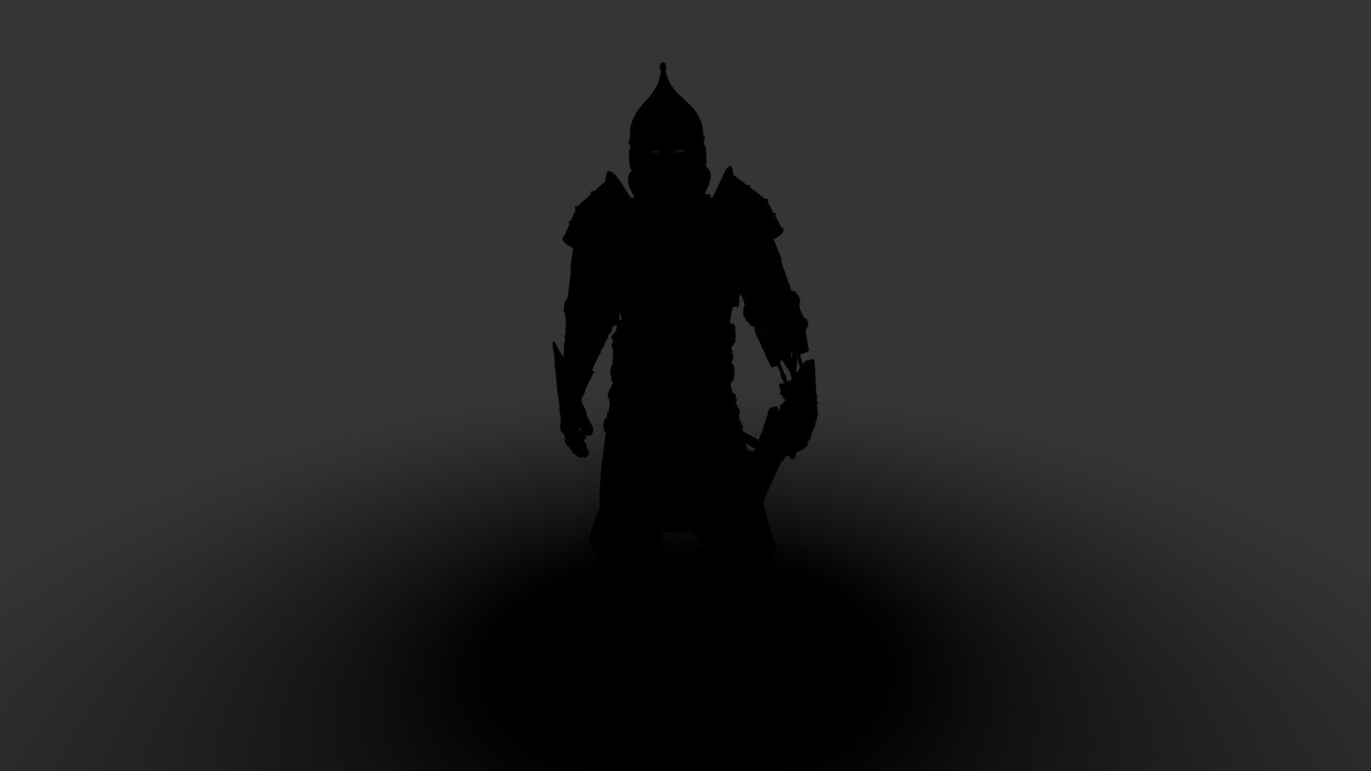 Knight in riveted and sewn-on armor