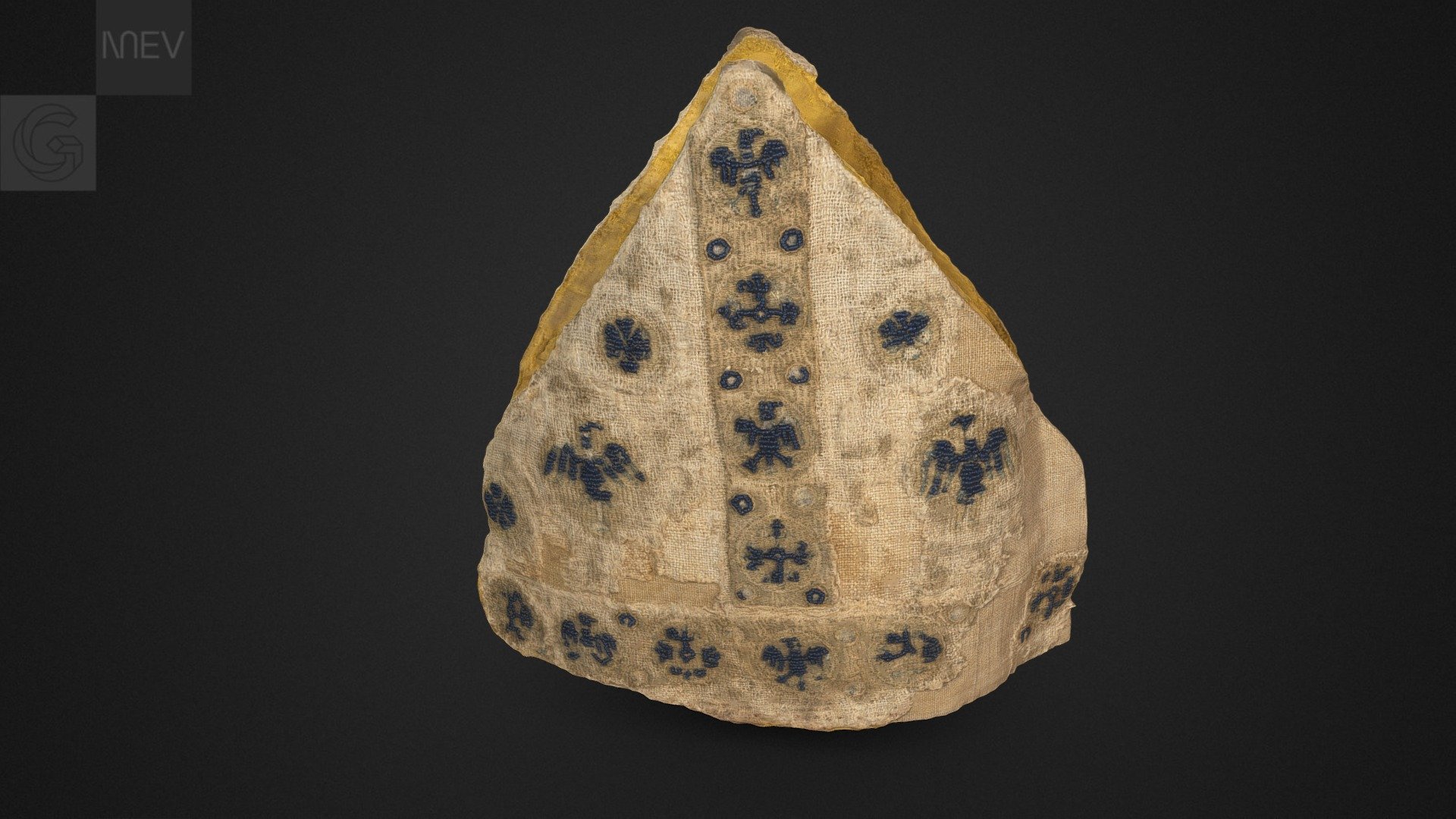 Mitra de sant Bernat Calbó, bisbe de Vic. MEV