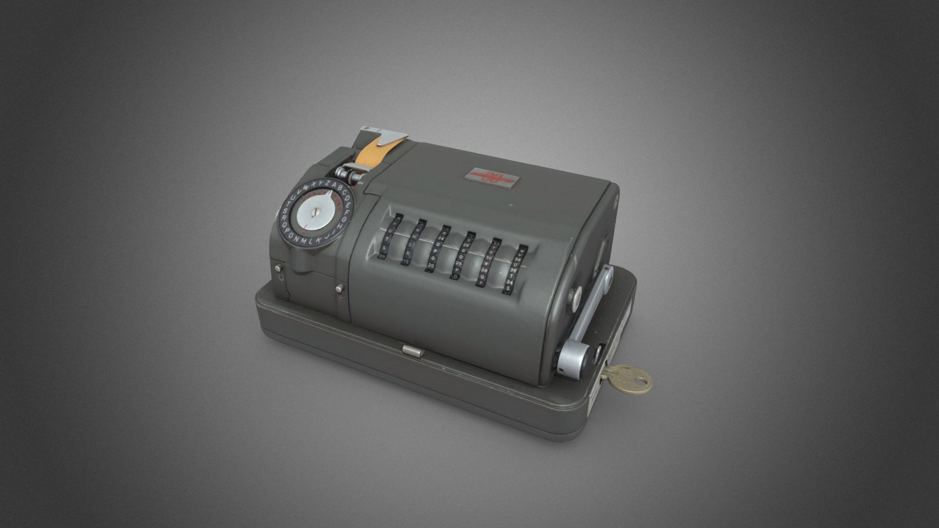 Chiffriermaschine Hagelin-Cryptos CX-52 Serie D
