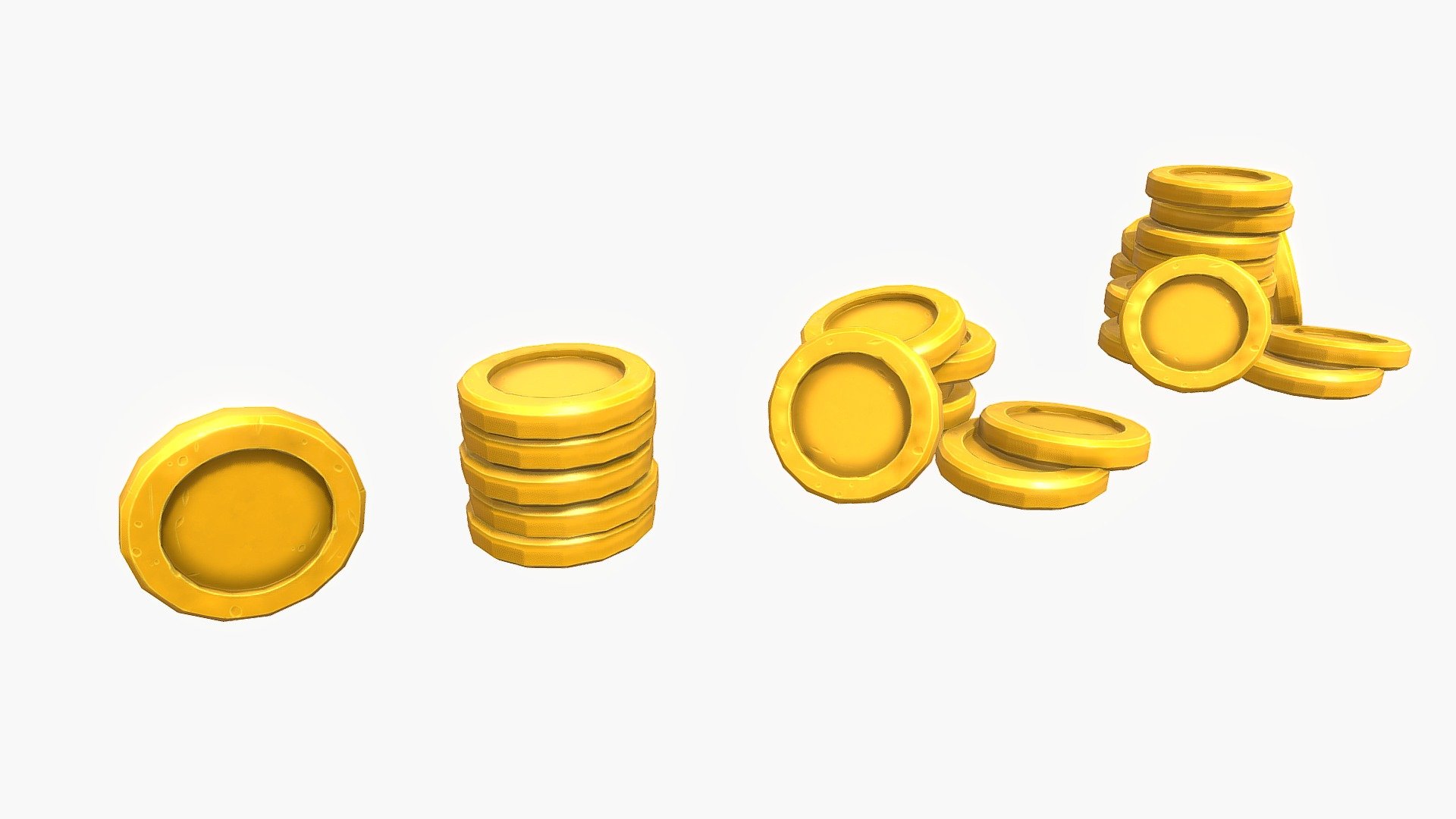 3D Gold Coin - Jb