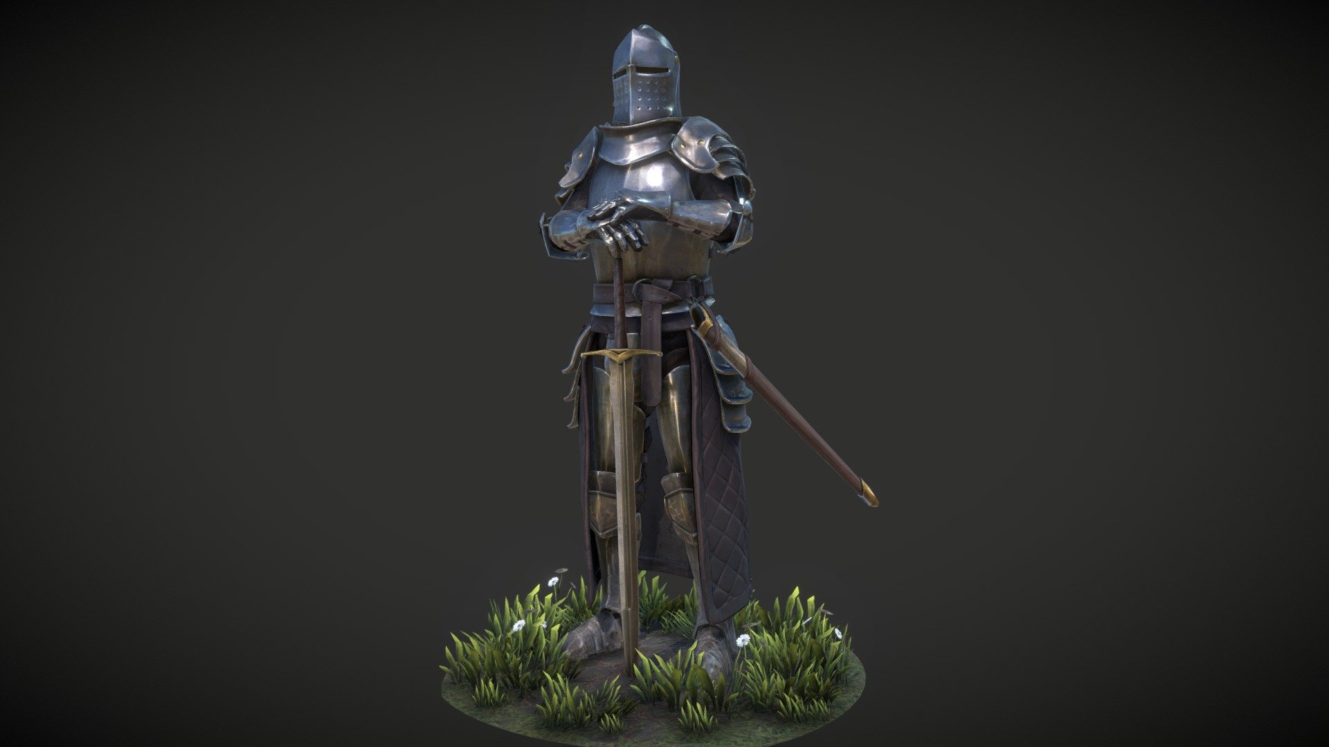 Plated Knight - Medieval