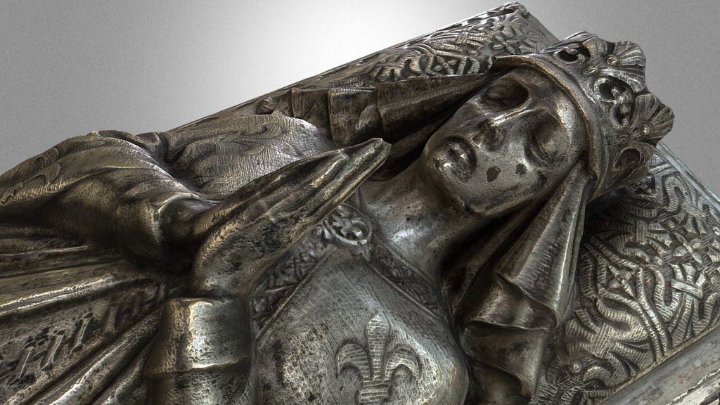 A model of Queen Jadwiga's sarcophagus