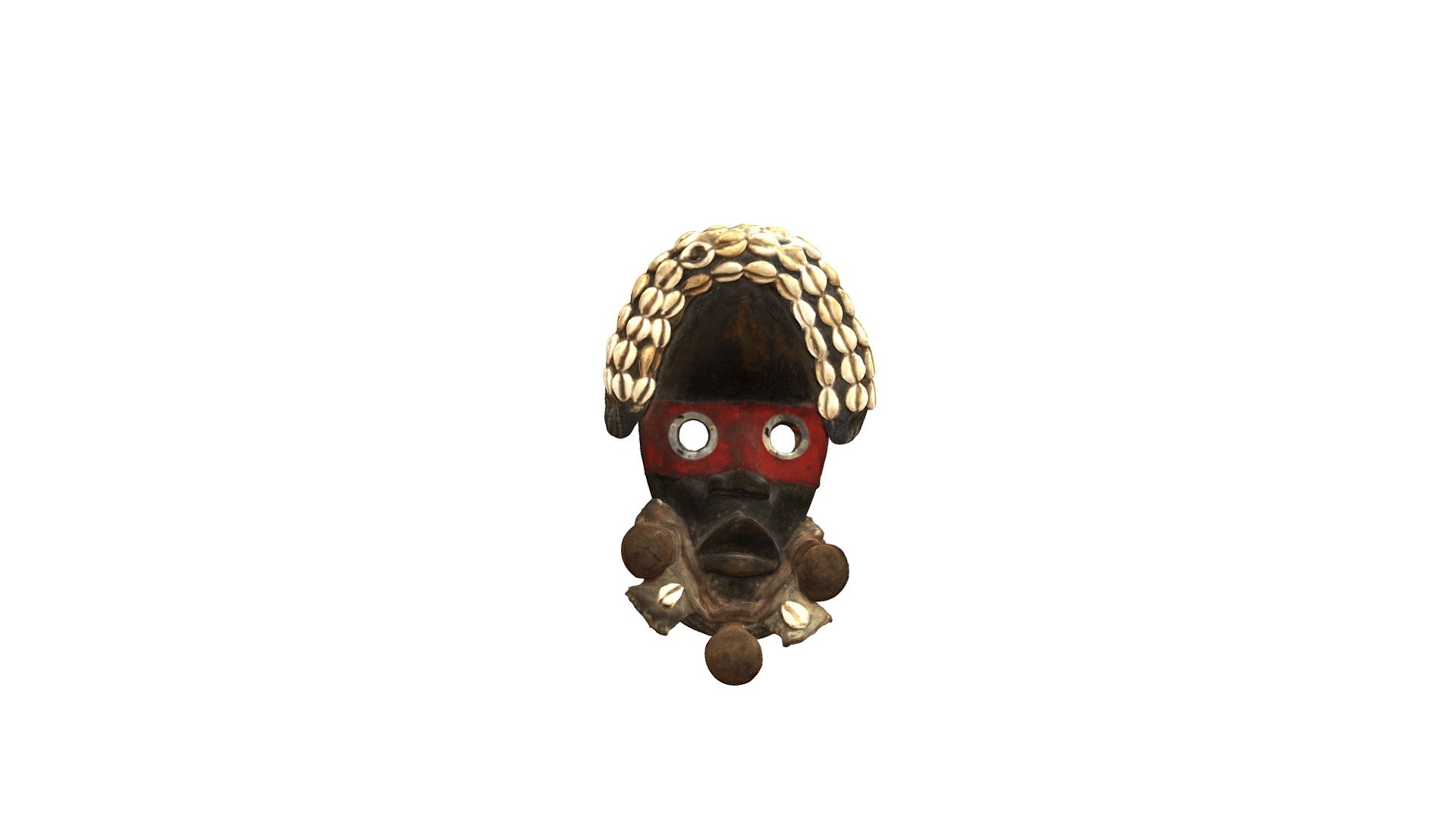 Dan Yakuba People Poro Society Fire Runner Mask