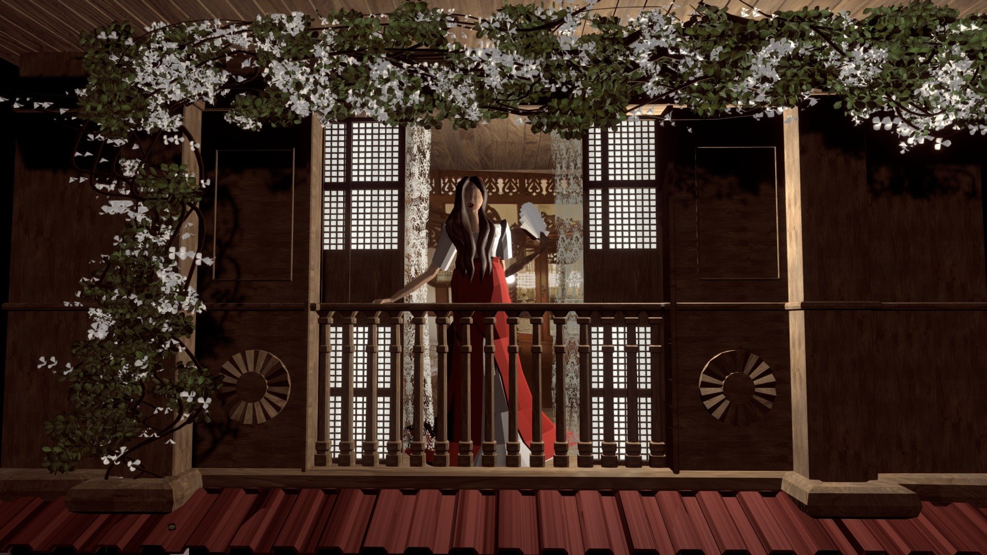 Old Philippine Heritage Home Balcony