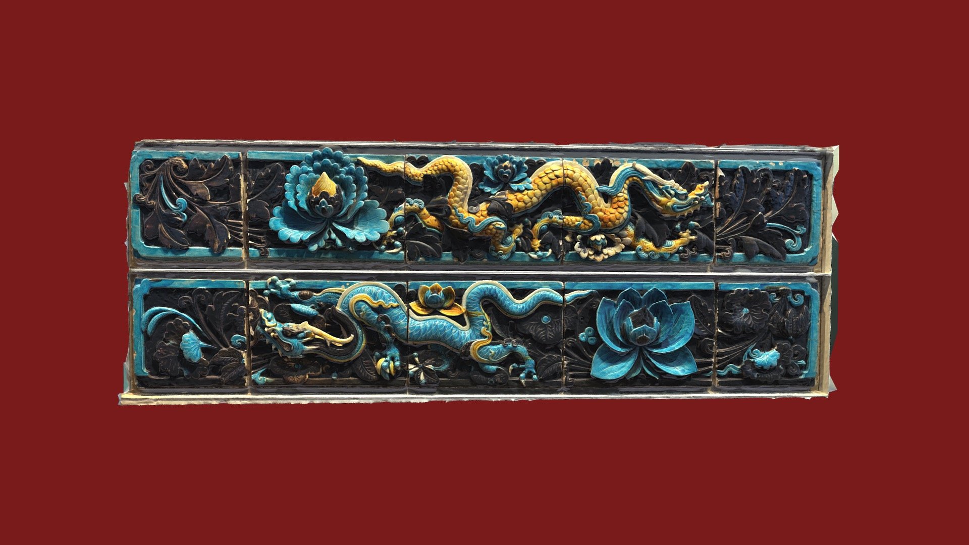 Set of Dragon tiles
