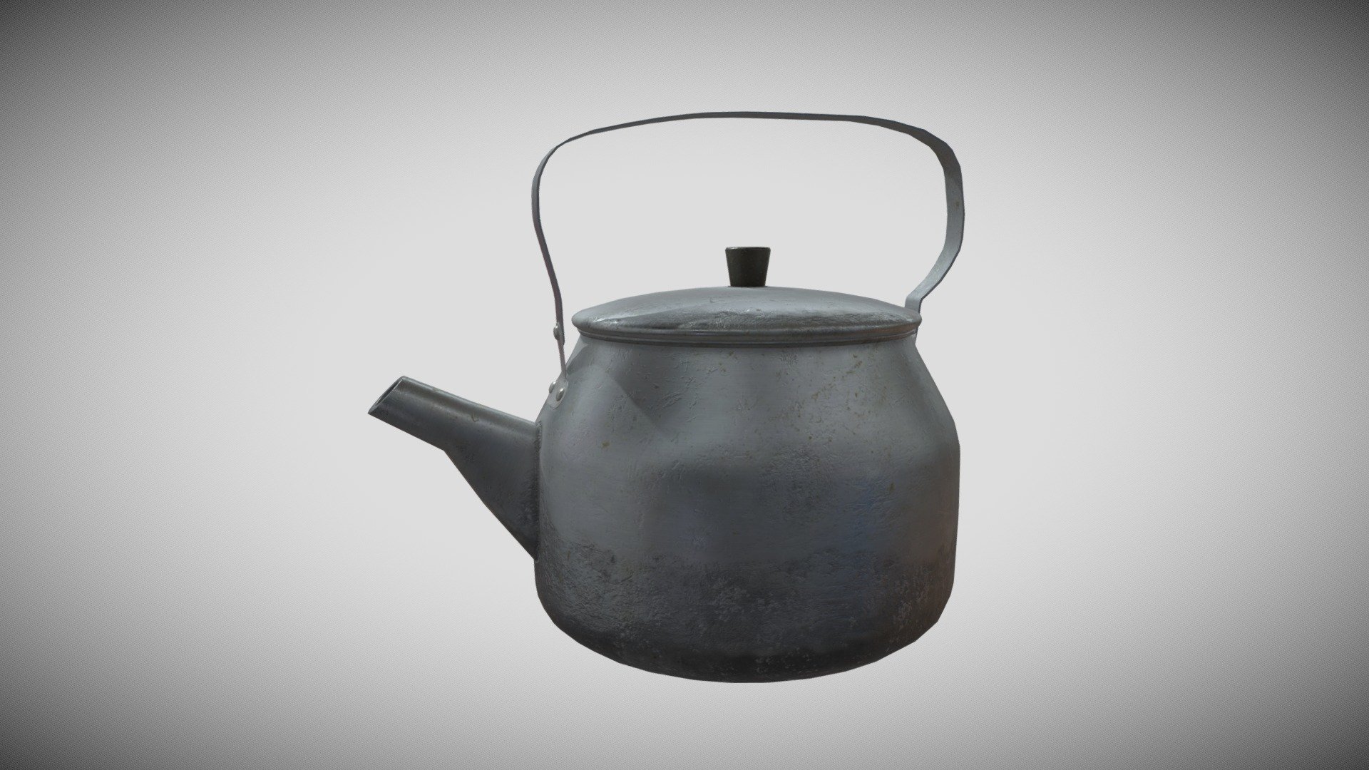 Old Soviet army teapot