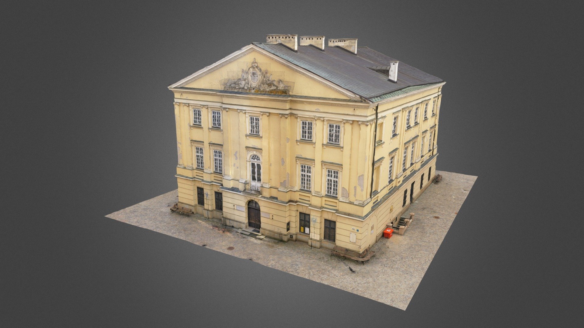 Crown Court (Old City Hall) in Lublin old town