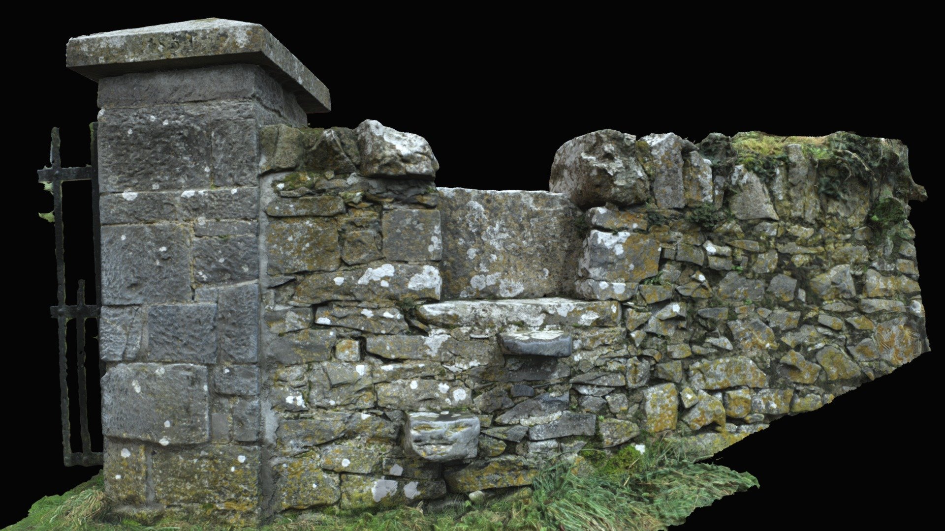 Knigh Graveyard Wall (TN014-051002-)