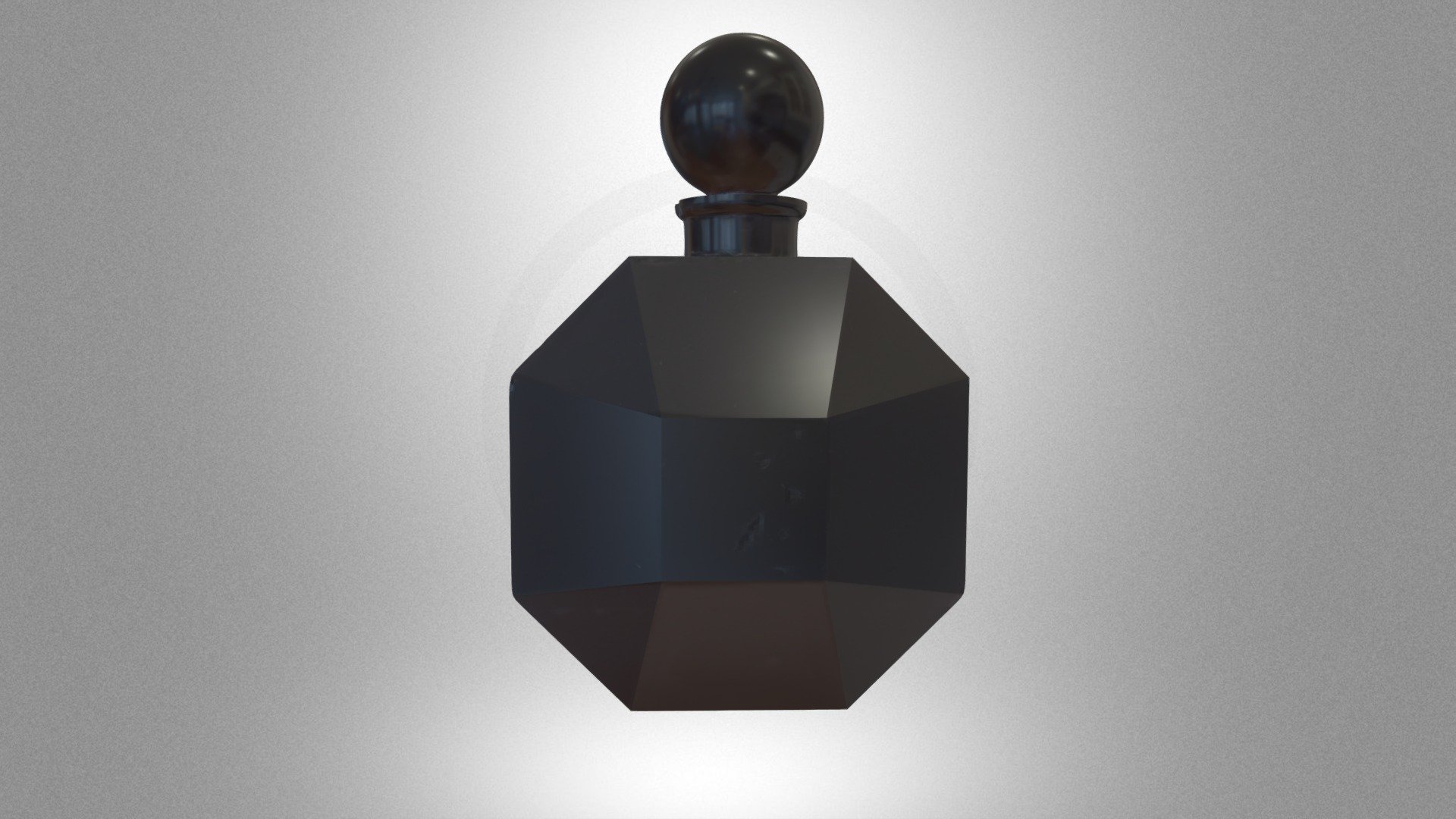 Modernist perfume bottle