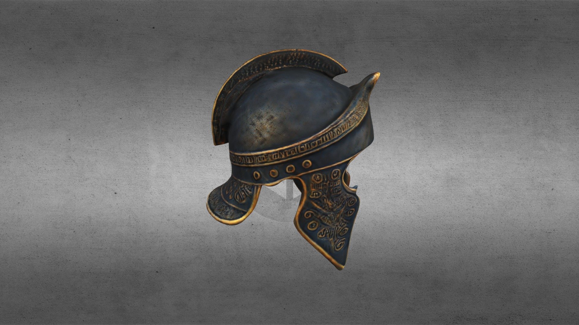 Ancient Greek helmet (Древнегреческий шлем)
