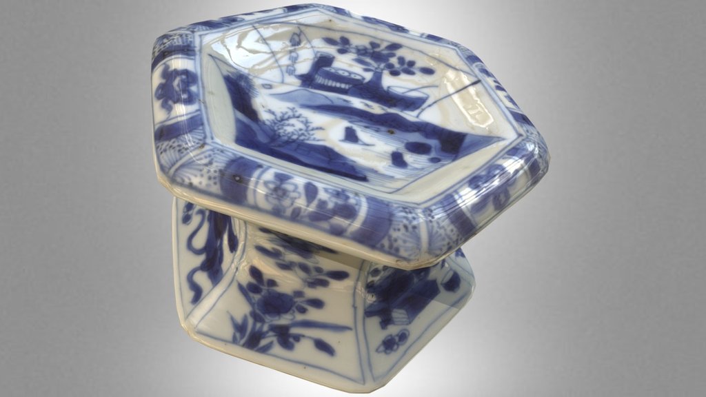Chinese porcelain salt shaker