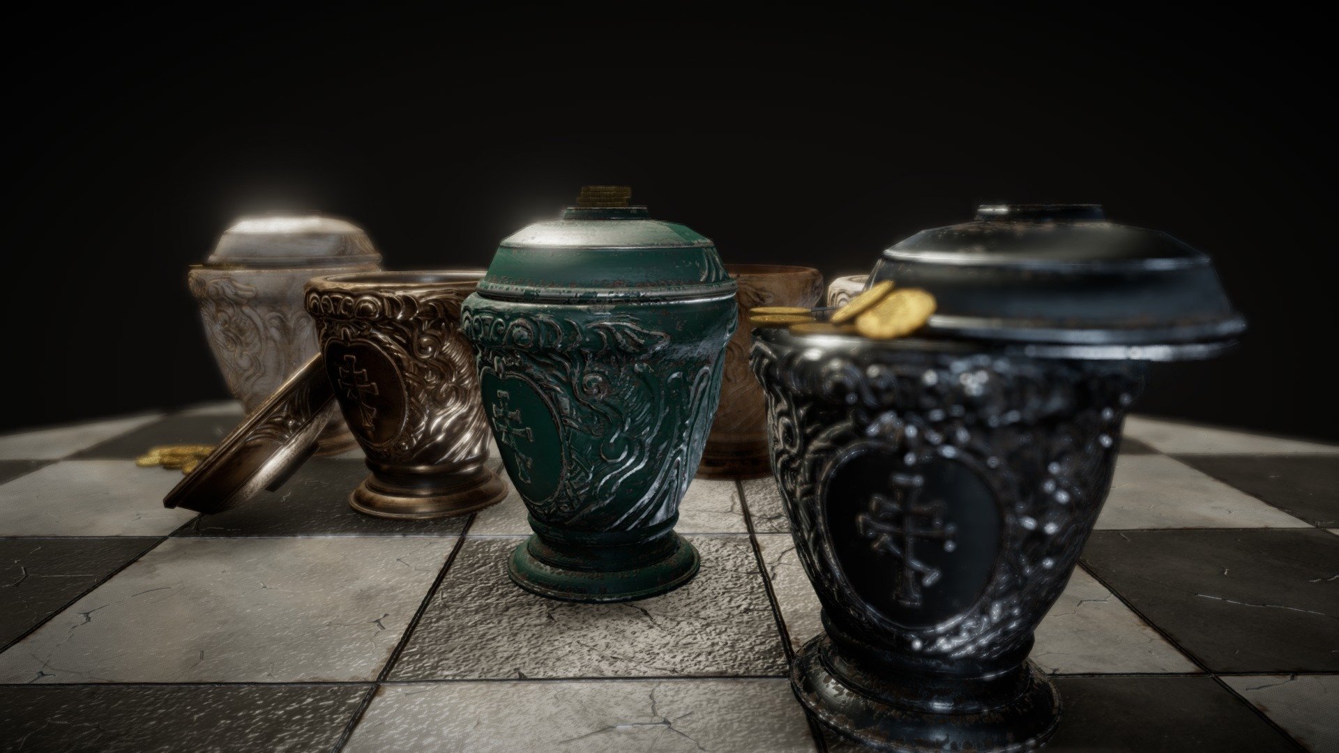 Pack of urns