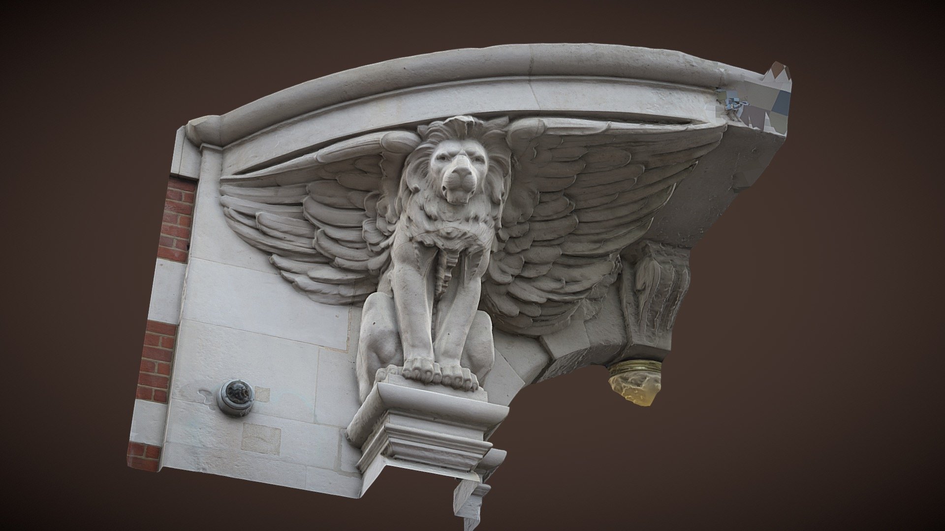 Winged Lion Corbel, London