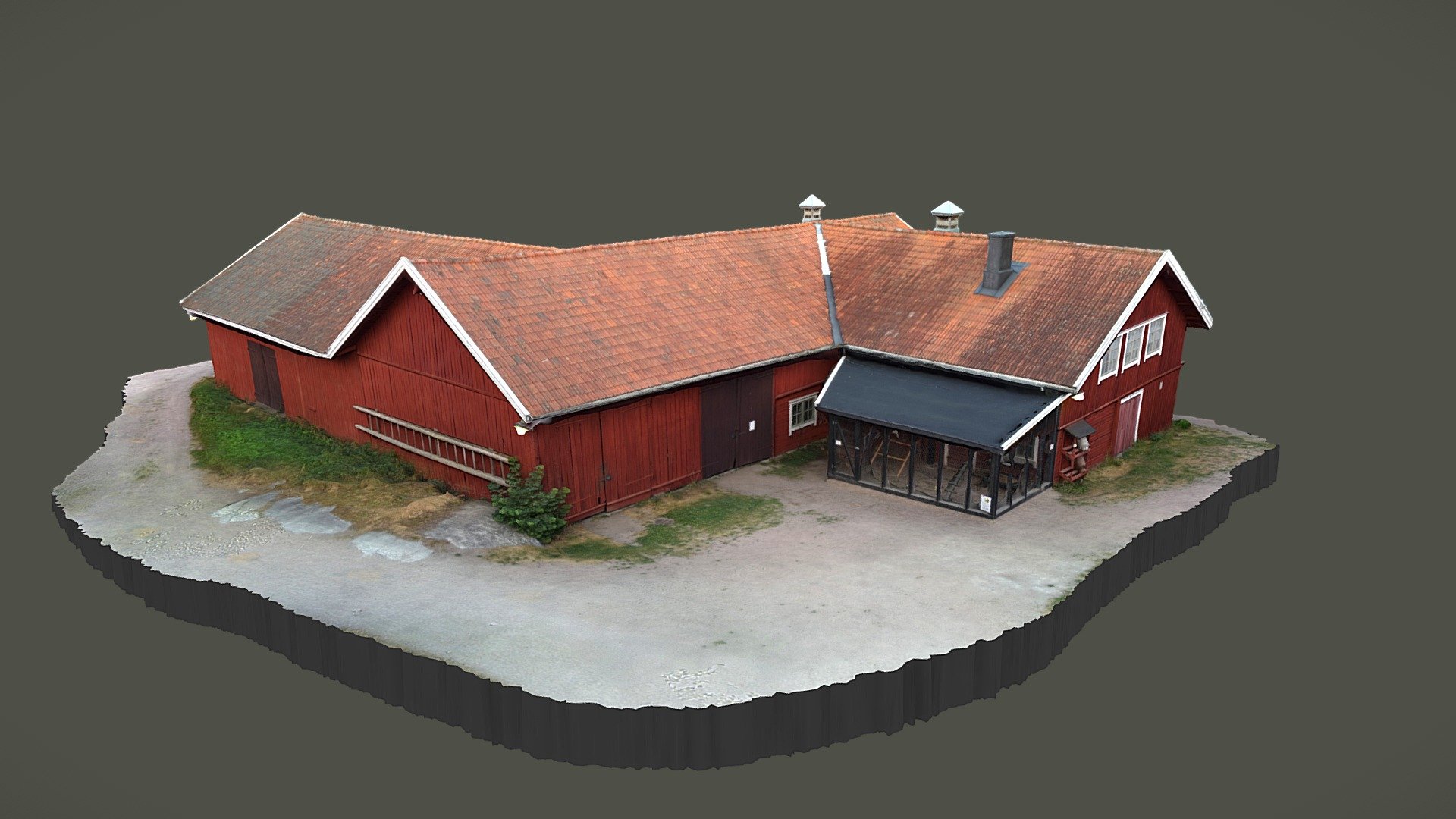 Old Cowshed in Kurala, Turku, Finland