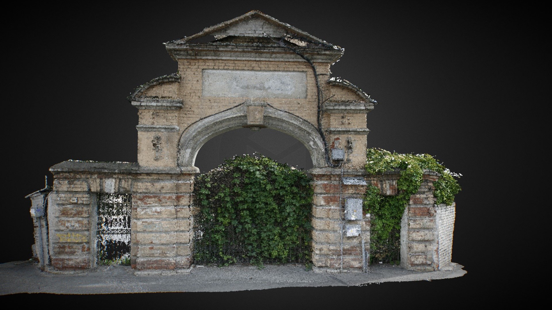 Botkinskaya Hospital entrance ark