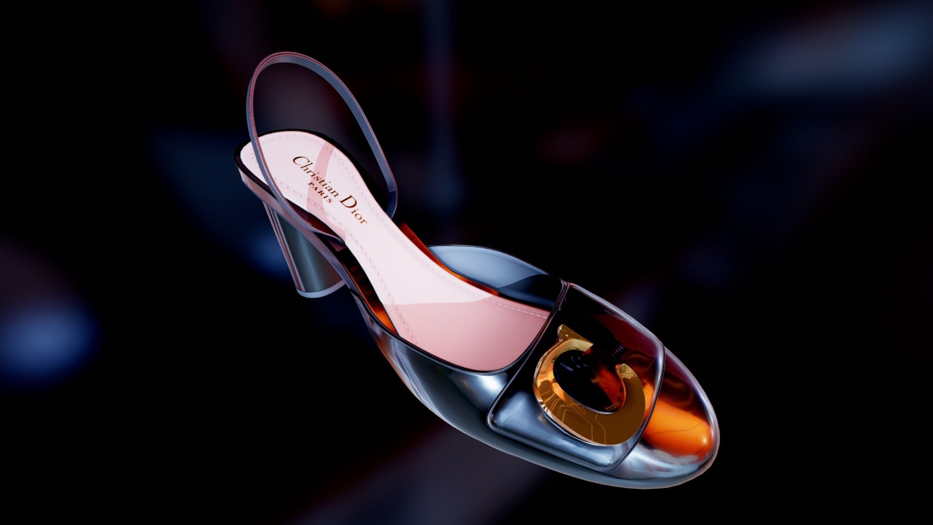 Zapato De Salón Slingback