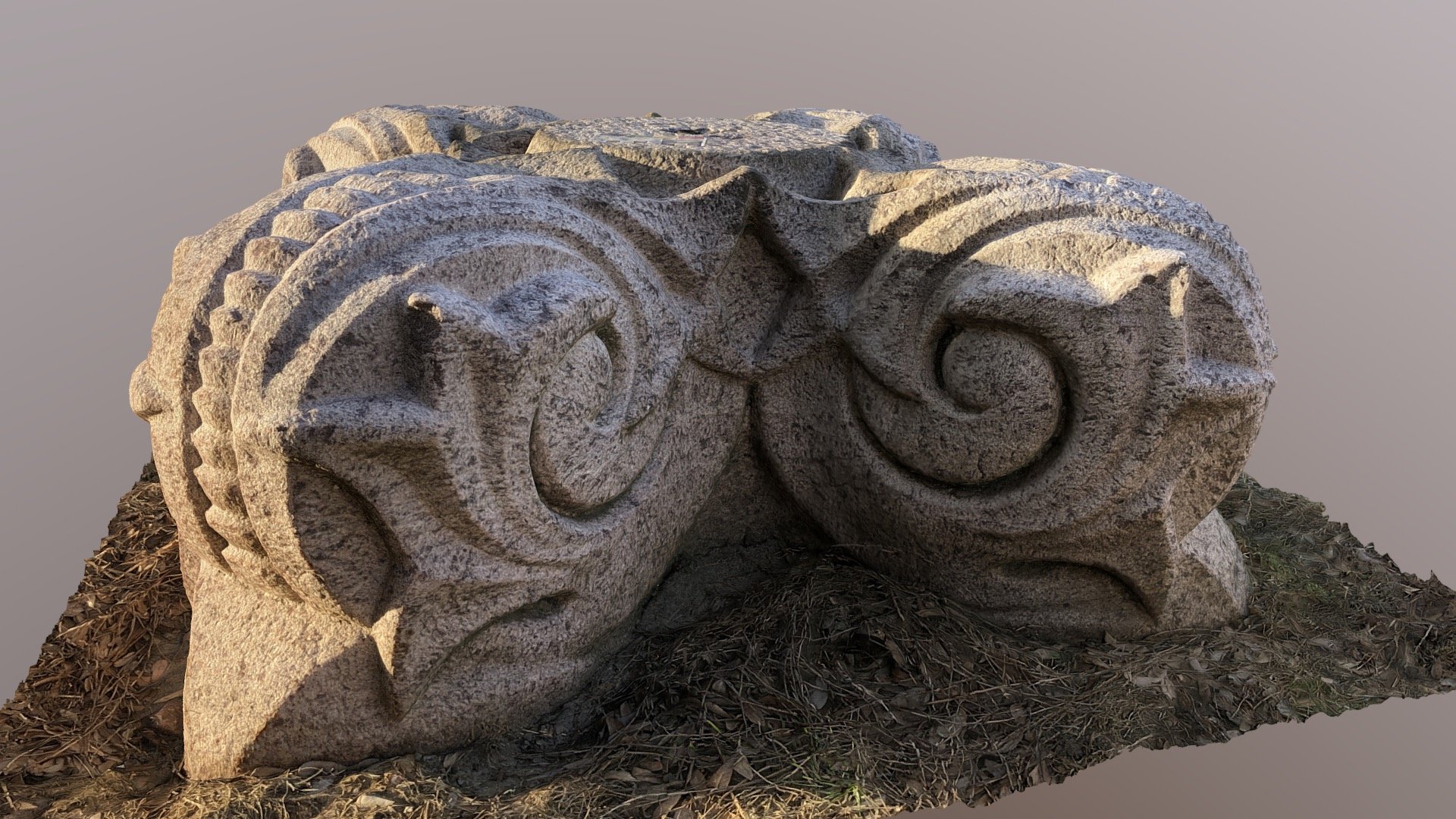 Richardsonian Romanesque Capital