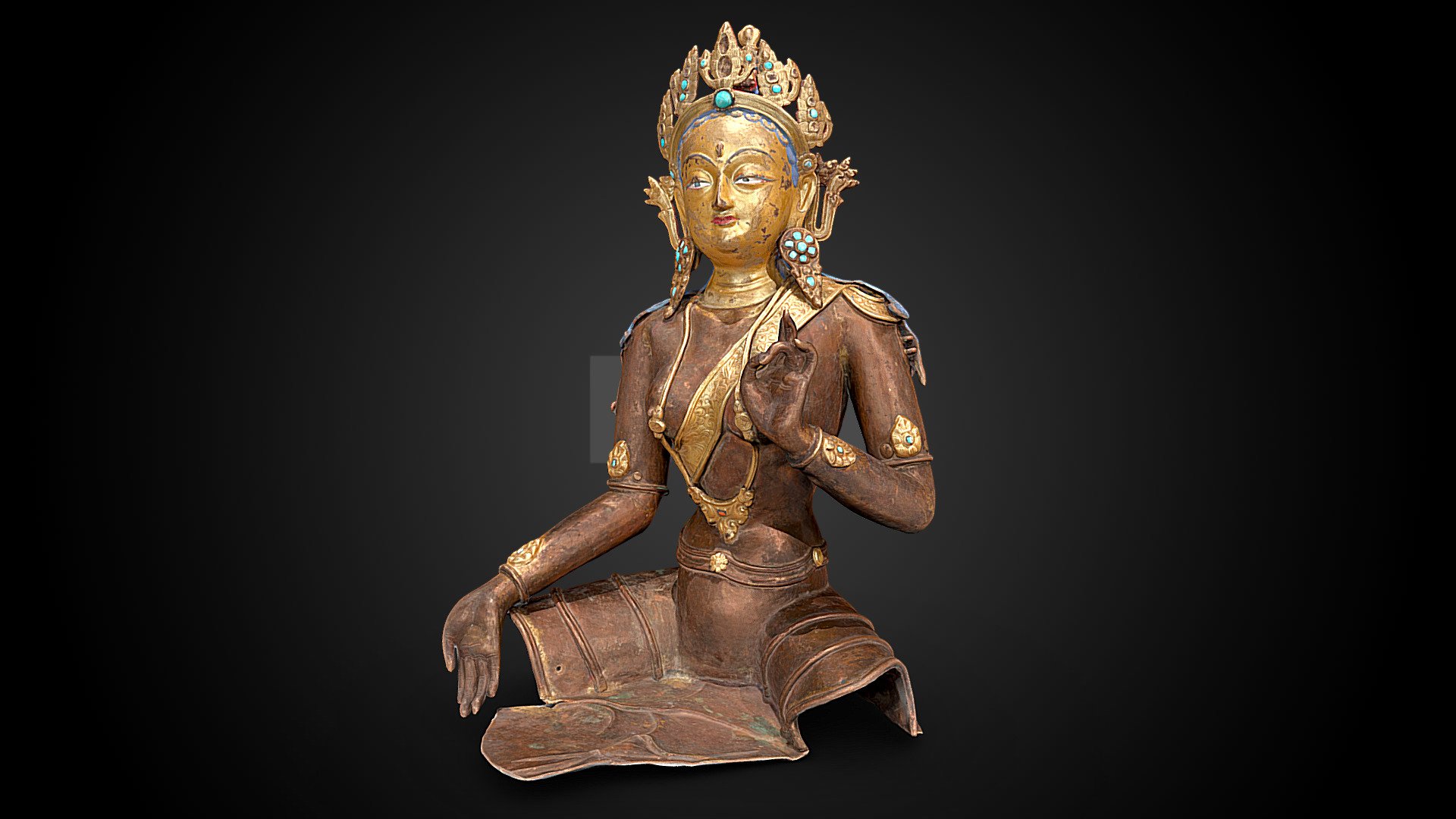 Green Tara, 14th-15th C CE
