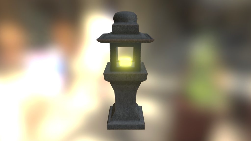 Old Japanese Lamp