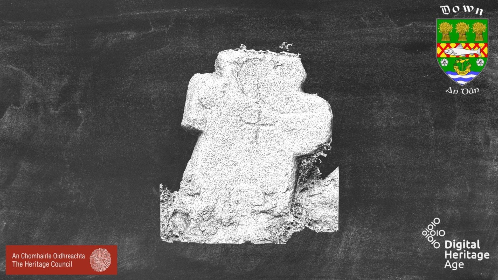 Dow047:042 Cross Inscribed Stone 14