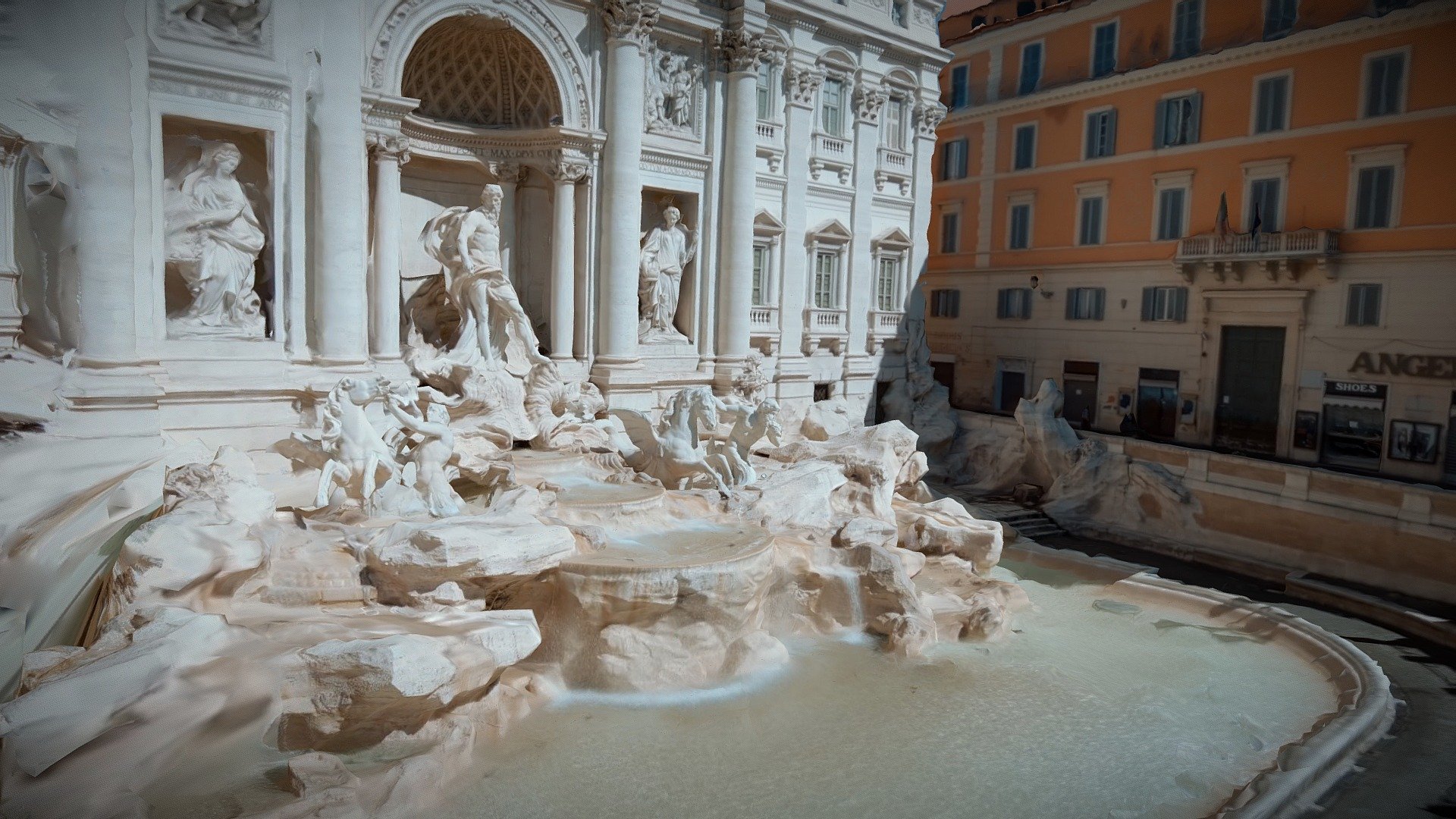 Fontana di Trevi environment photogrammetry scan