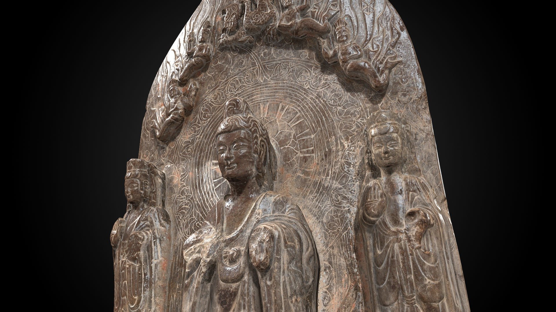 Stele of Maitreya Buddha, 563 CE