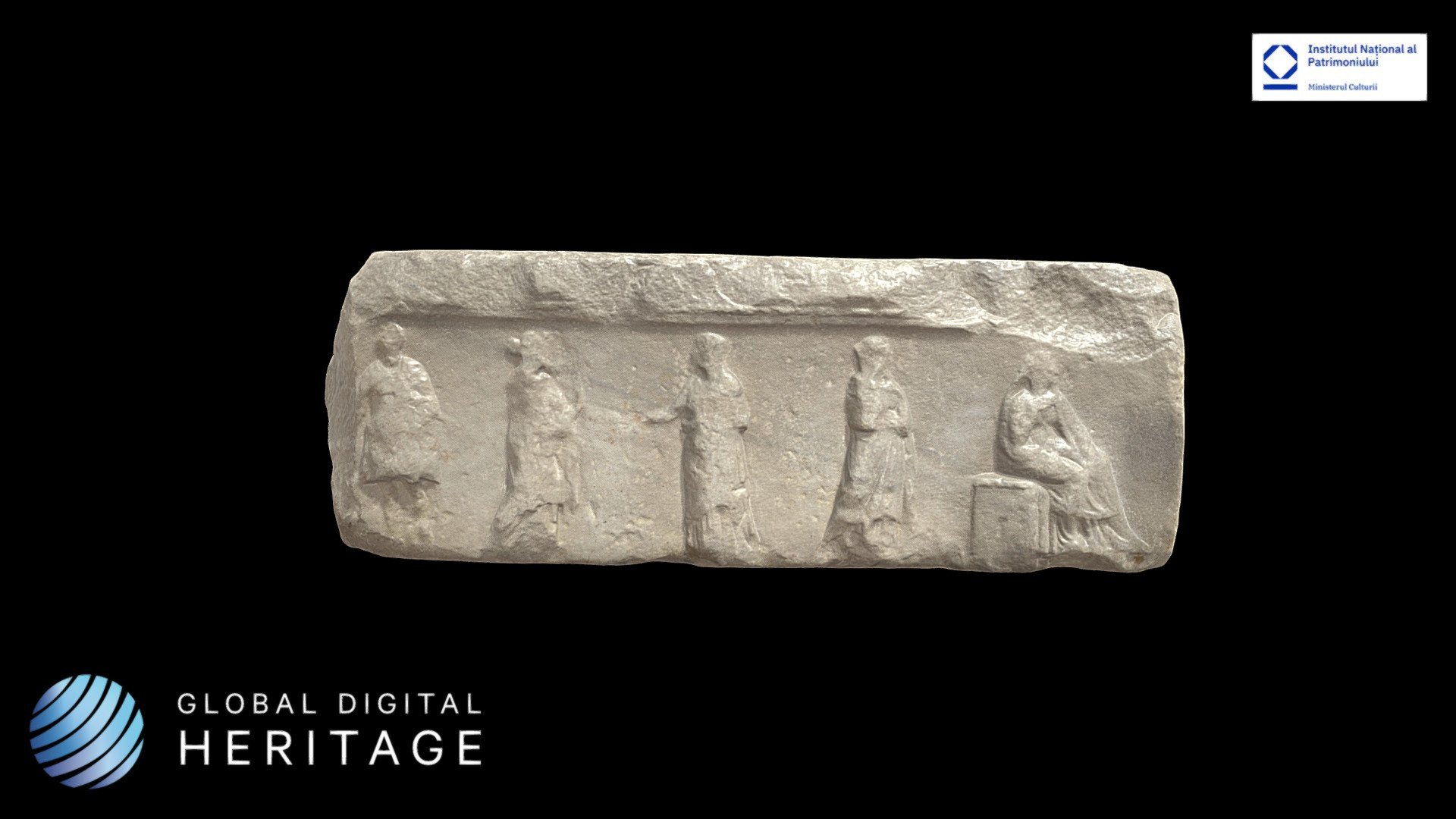 Marble frieze