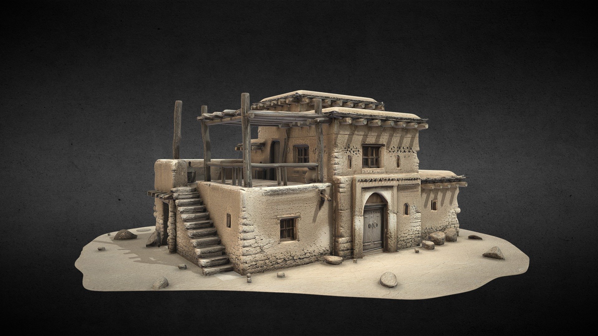 Stylized Adobe House – Tier I