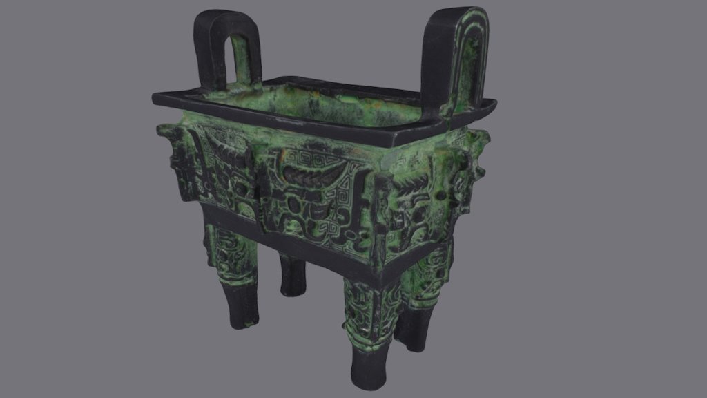 Chinese Bronze Ding Vessel